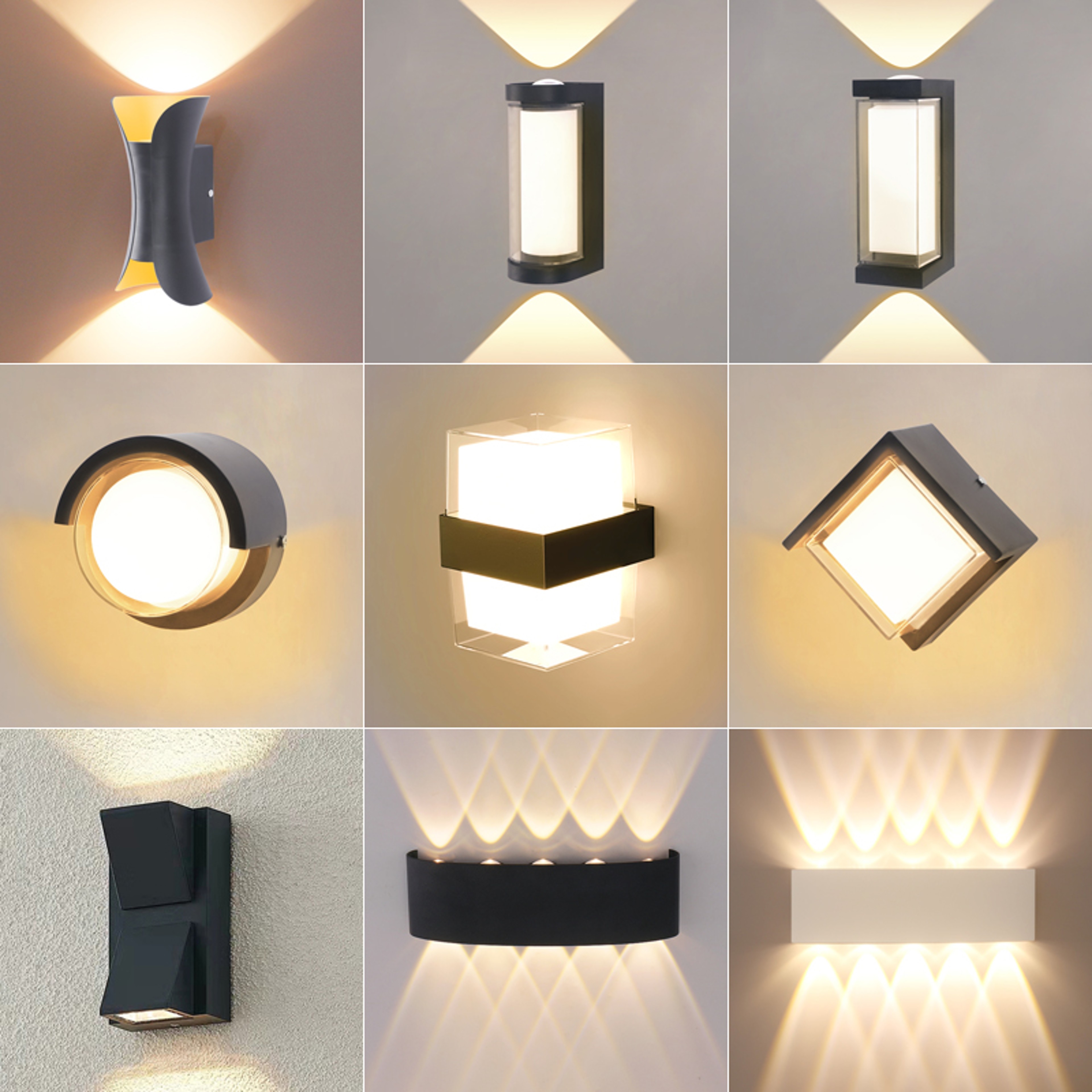 Indoor Wall Lamp For Living Room Bedroom Hallway Waterproof Outdoor Garden Light 0