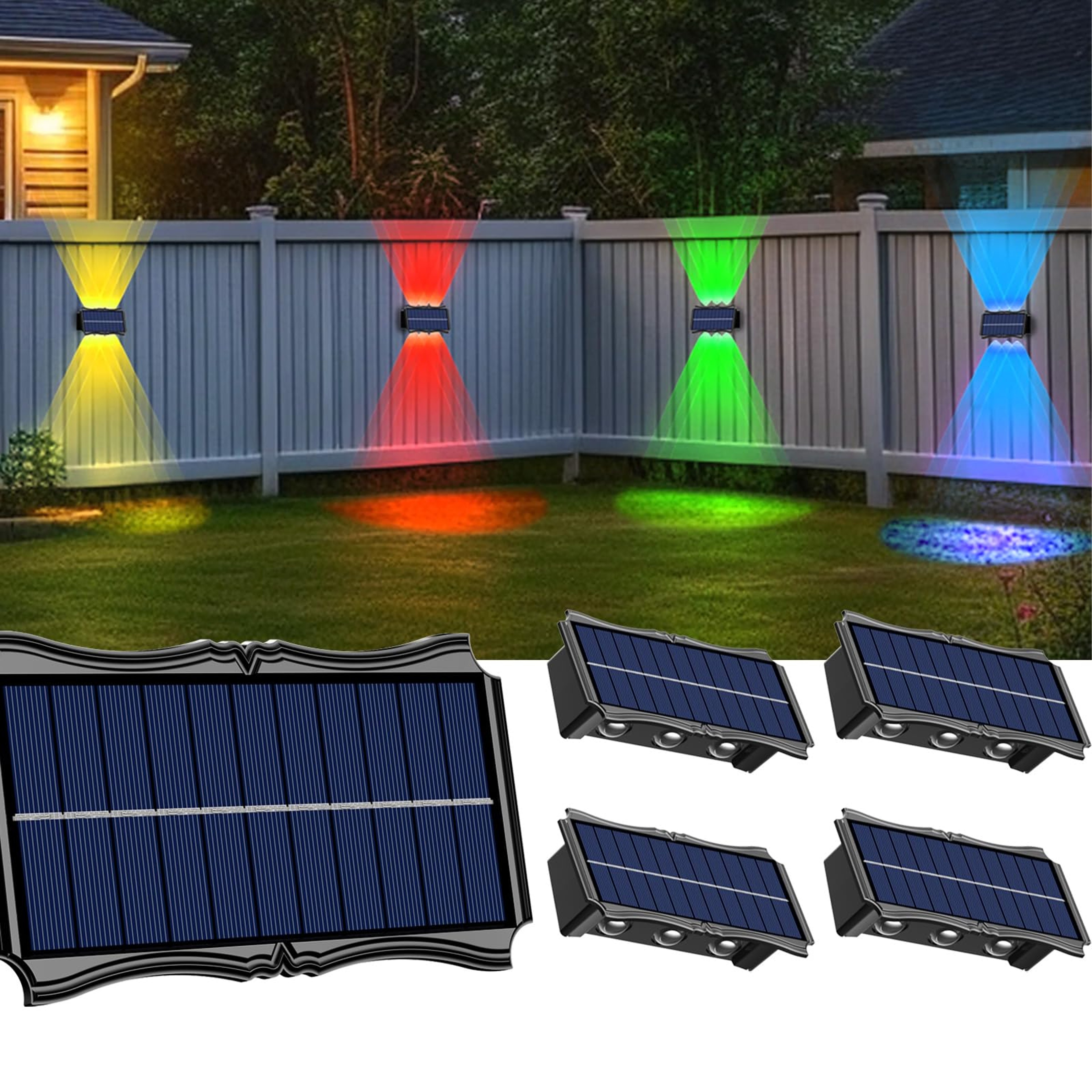 Waterproof Up And Down Luminous Lighting For Garden Balcony Yard Outdoor Wall Lights 4