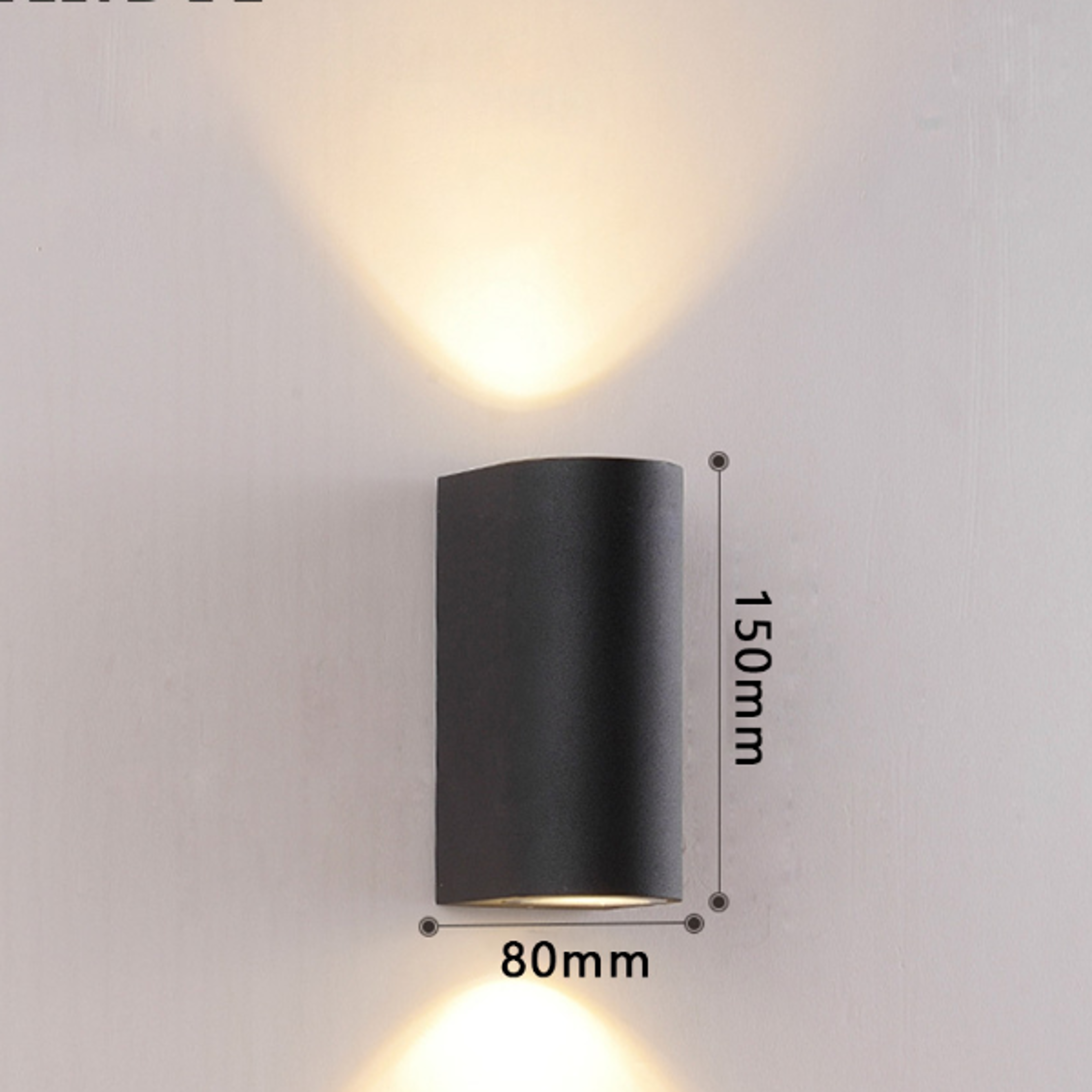Wall Lamp Up Down Light for House Decor Exterior Patio Porch Garage Gate Balcony Step Waterproof IP