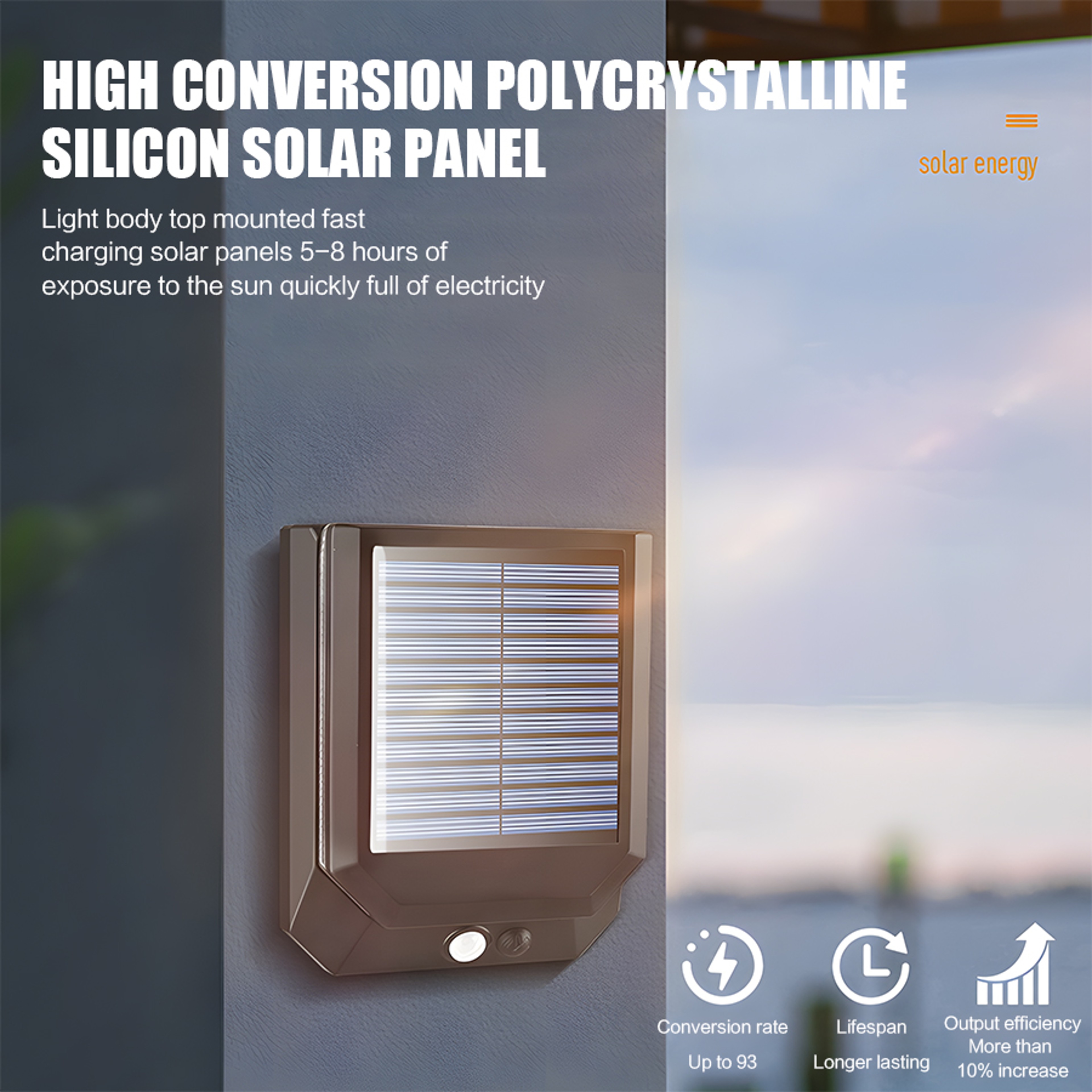 LED Safety Wall Light With Motion Sensor Waterproof For Outdoor Patio Deck Porch Barn Garage 1