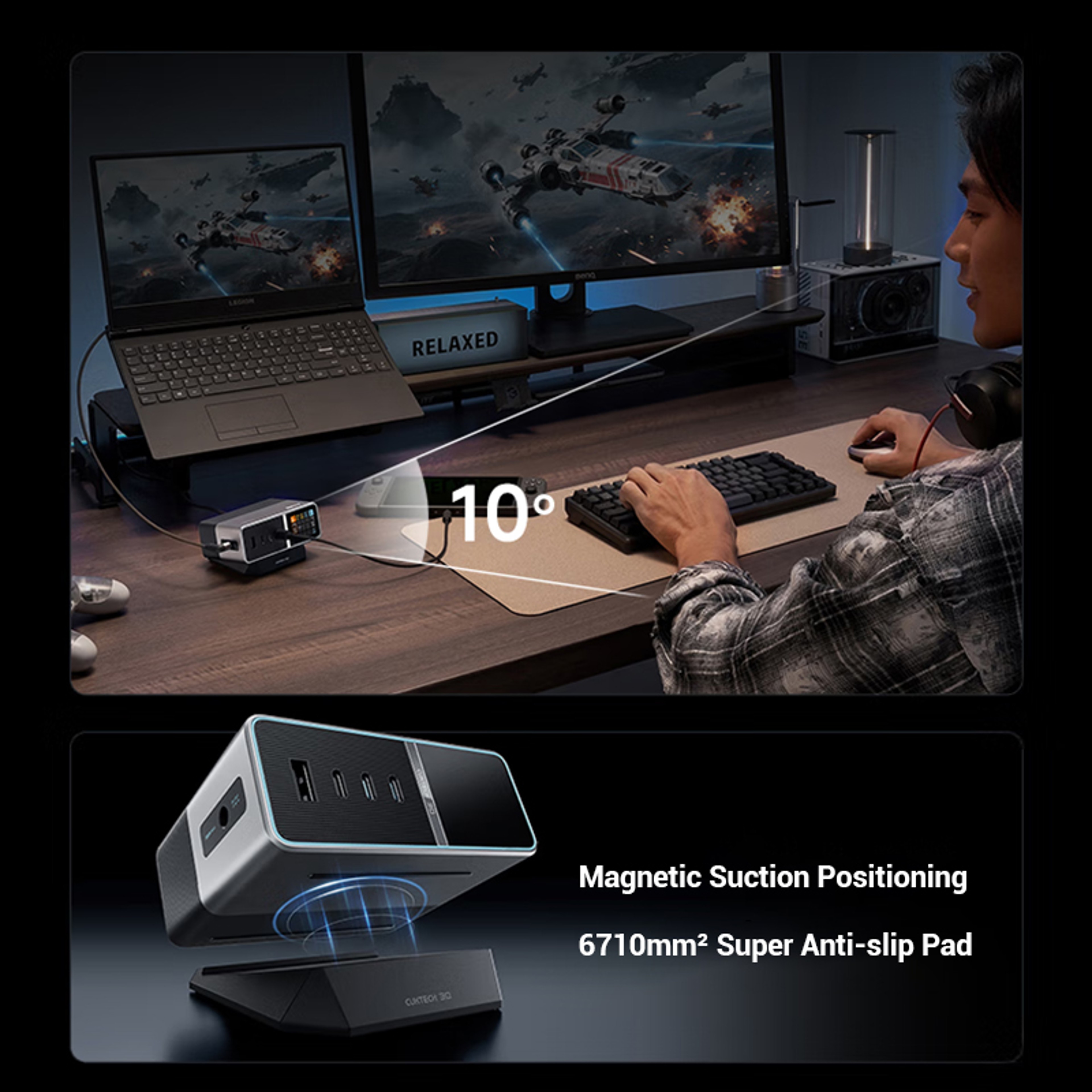 Ultra DC Charging Station IPS Display For Xiaomi IPhone DIJ Laptop  Camera 4