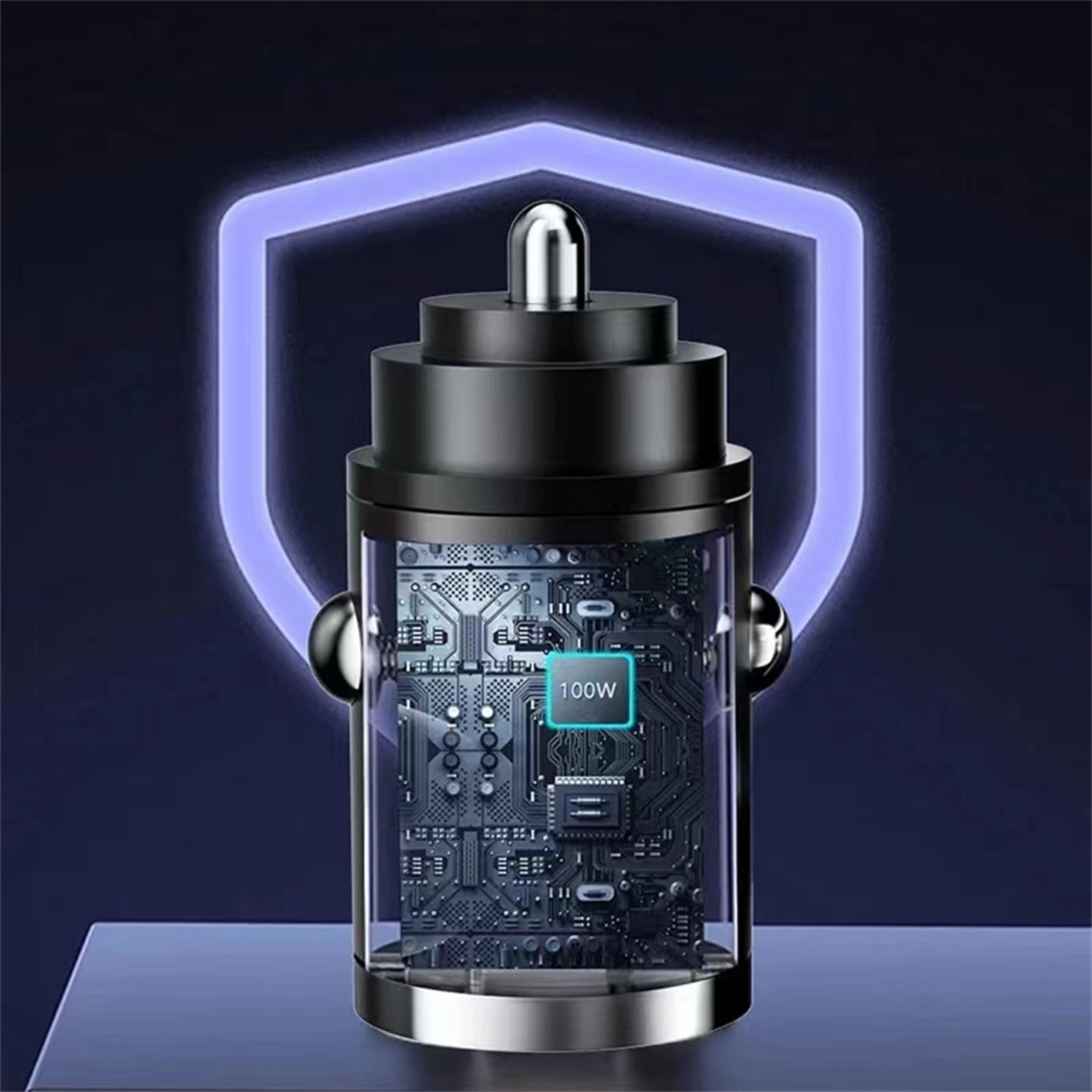 Fast Charging Type C Phone Adapter for iPhone, Samsung, Xiaomi, Huawei, Car Charger Socket – view 4