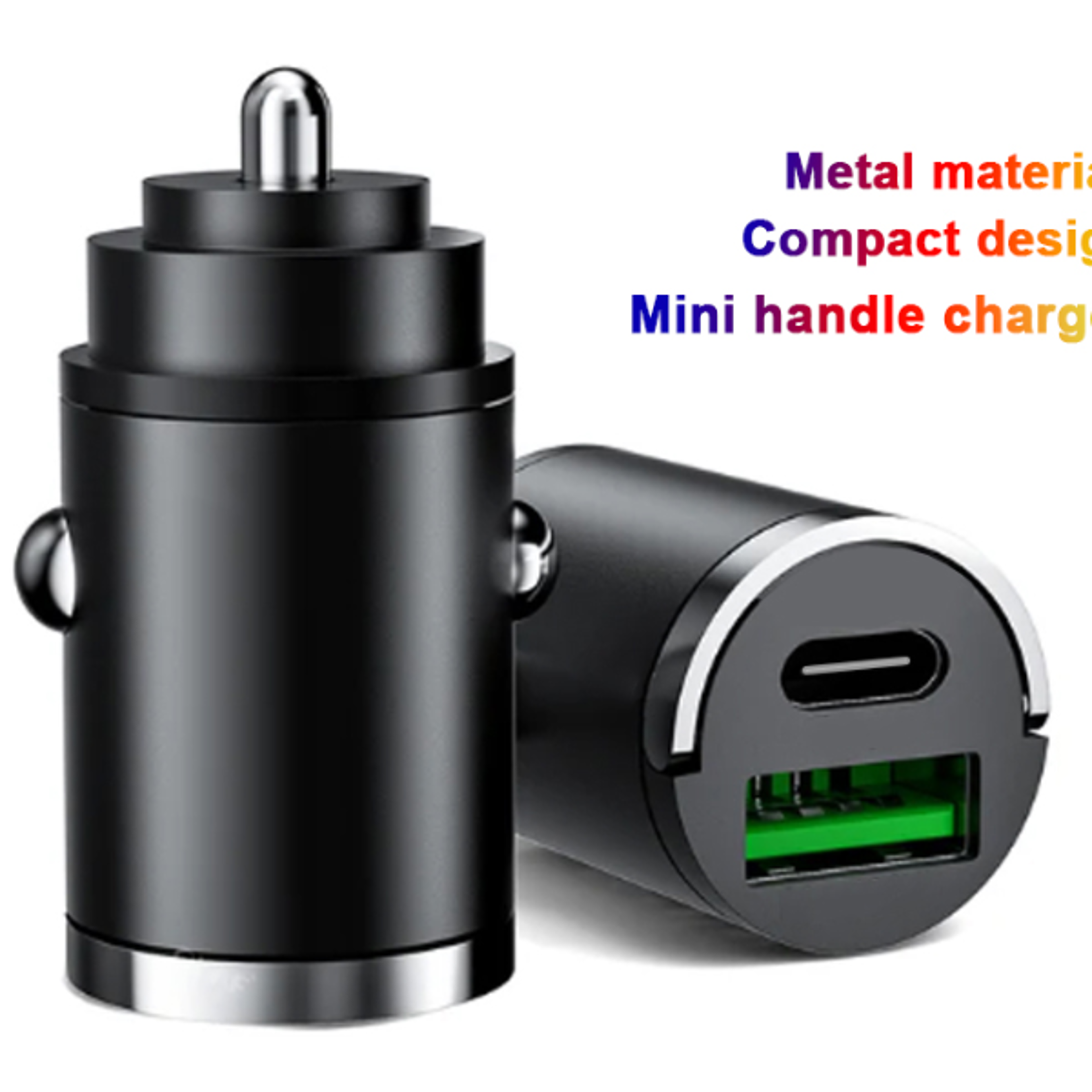 Fast Charging Car Charger USB C Car Phone Charger Adapter For iPhone 13 12 Xiaomi Samsung Huawei