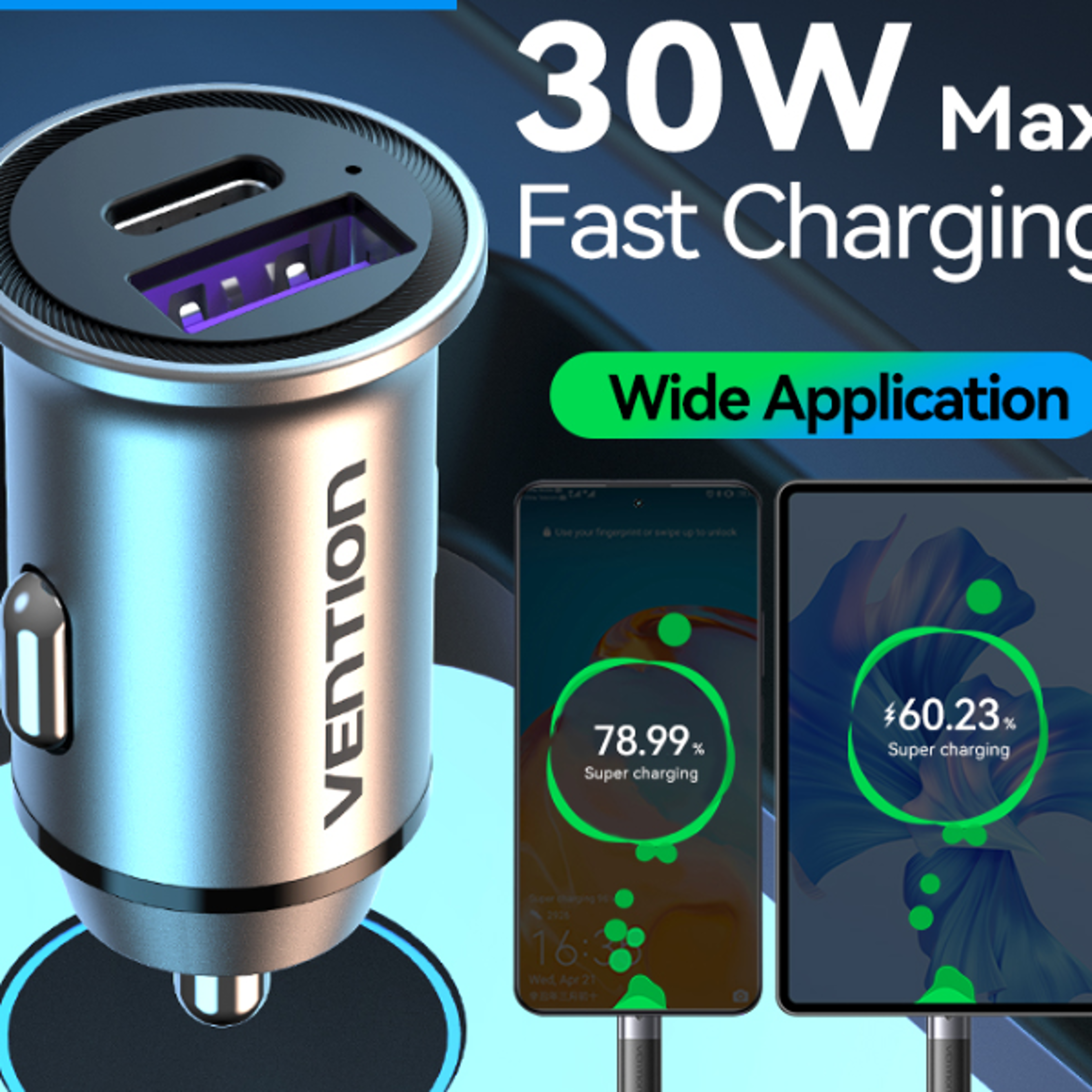 r Charger Quick Charge 40 30 FCP SCP USB PD For Xiaomi iPhone16 15 14 Pro Max Fast Charging Car Ph