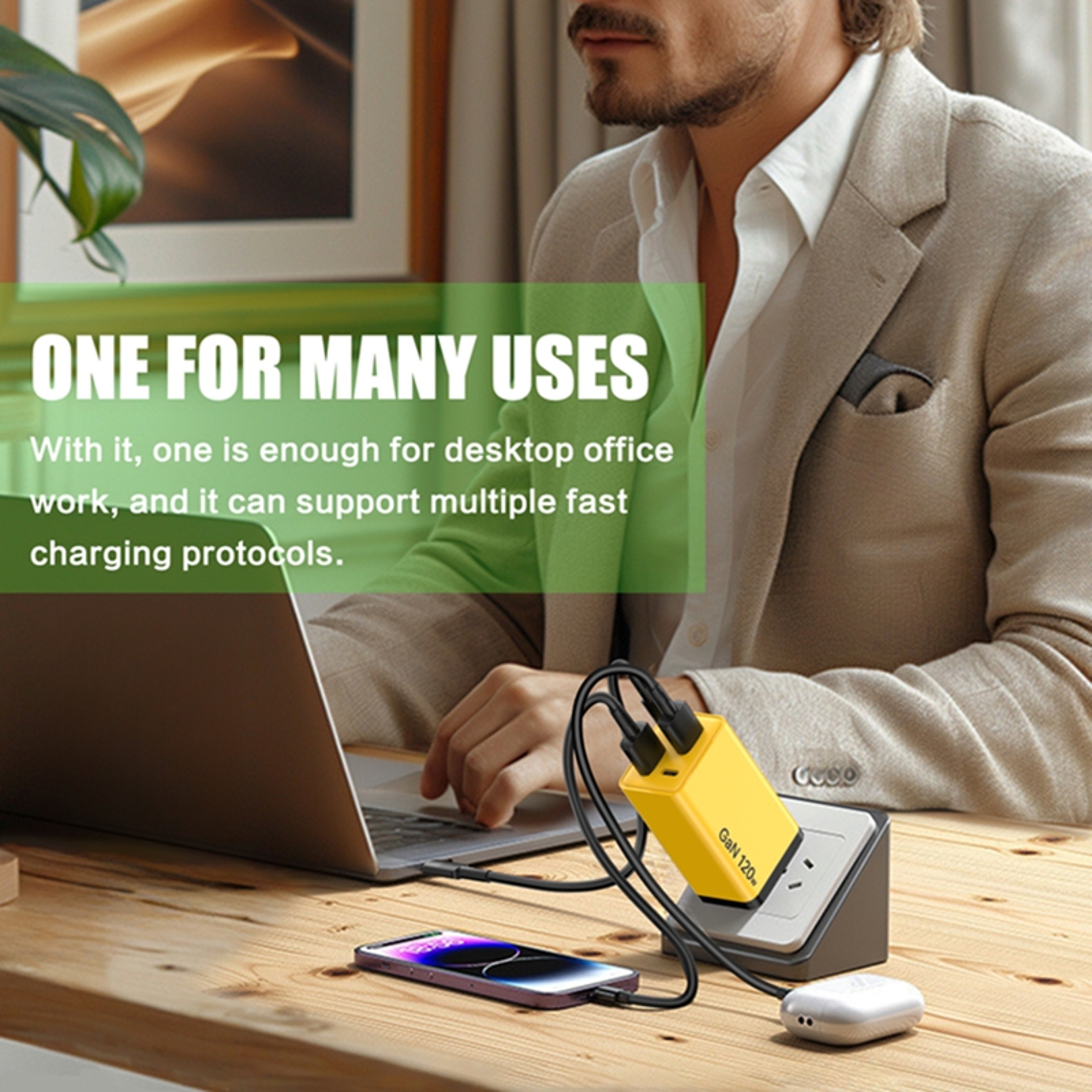 USB Phone Charger Adapter For Samsung IPhone Huawei Charger Fast Charging Data Cable Wall Charger 4