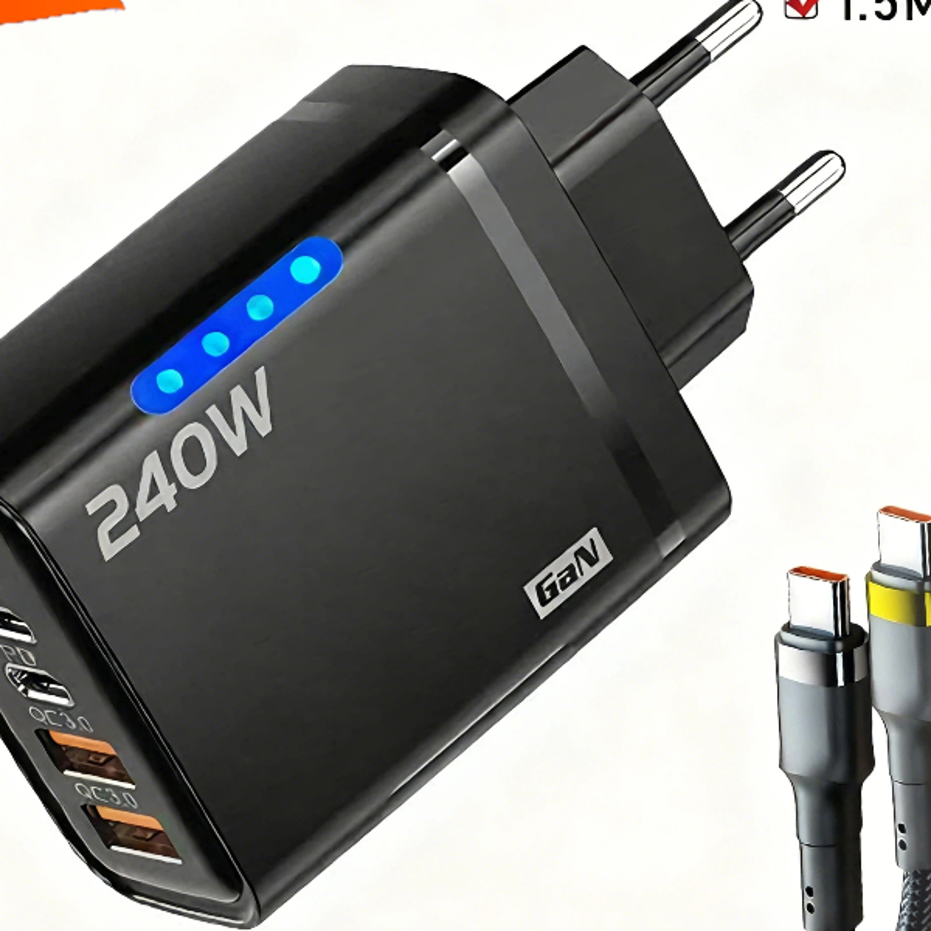 15pro Desktop Laptop Samsung 240W Fast Charging Adapter 120w Type To TypeC Cable Charger