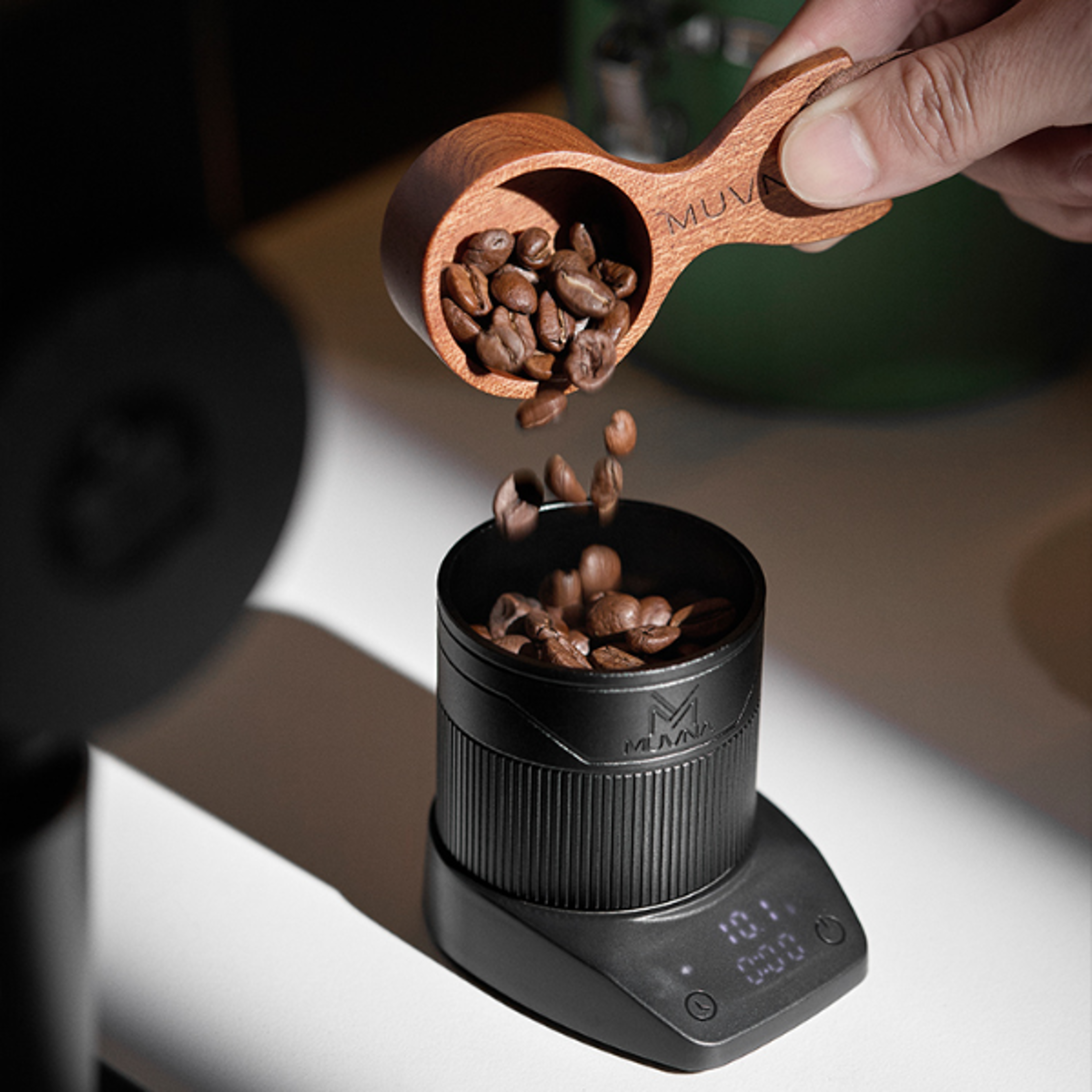 Weighing 01g High Precision Measures Portable Coffee Scale With Powder Receiving Cup