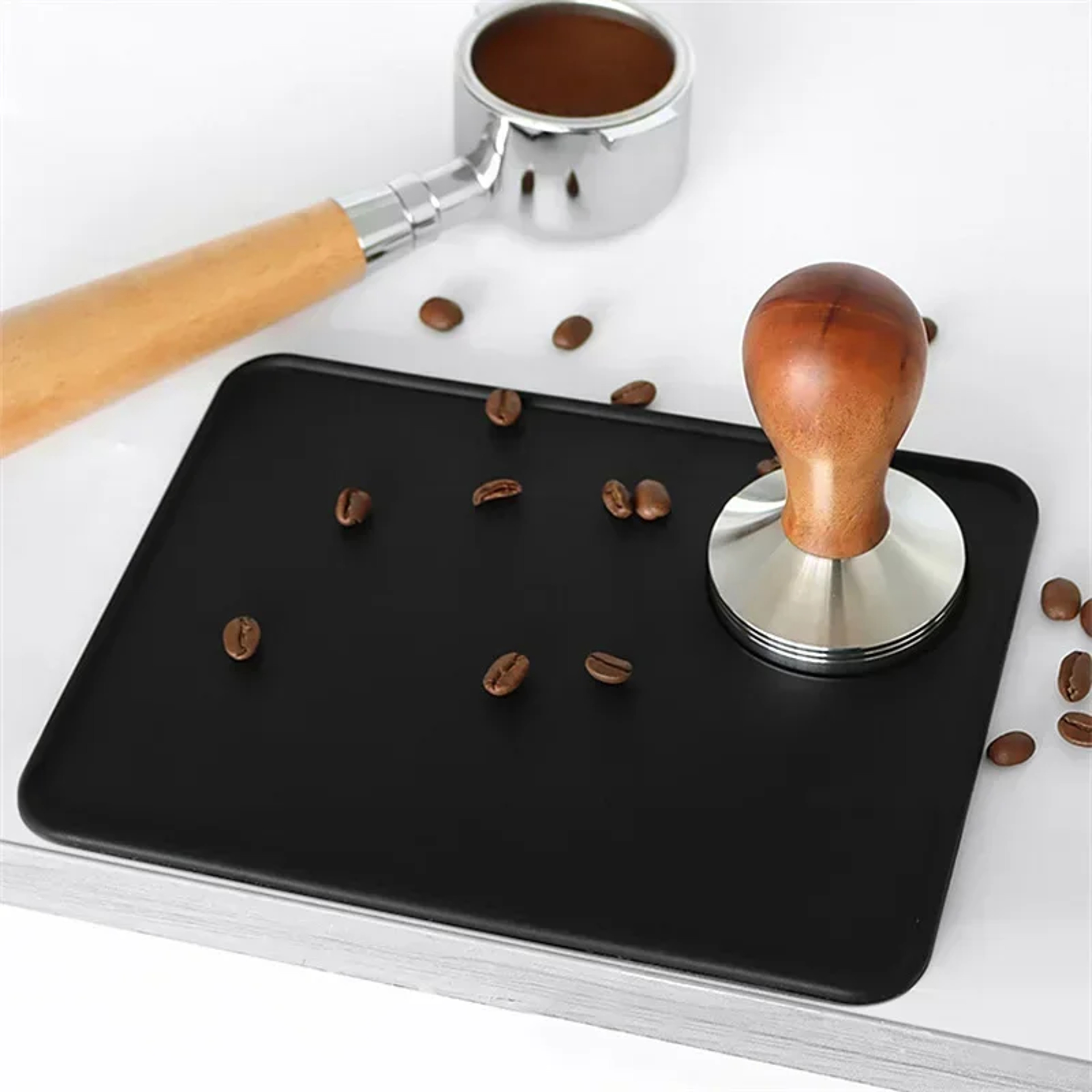 Mat Tamping Anti-skid Corner Edge Pad for Espresso, Coffee Bar & Household Use – view 4