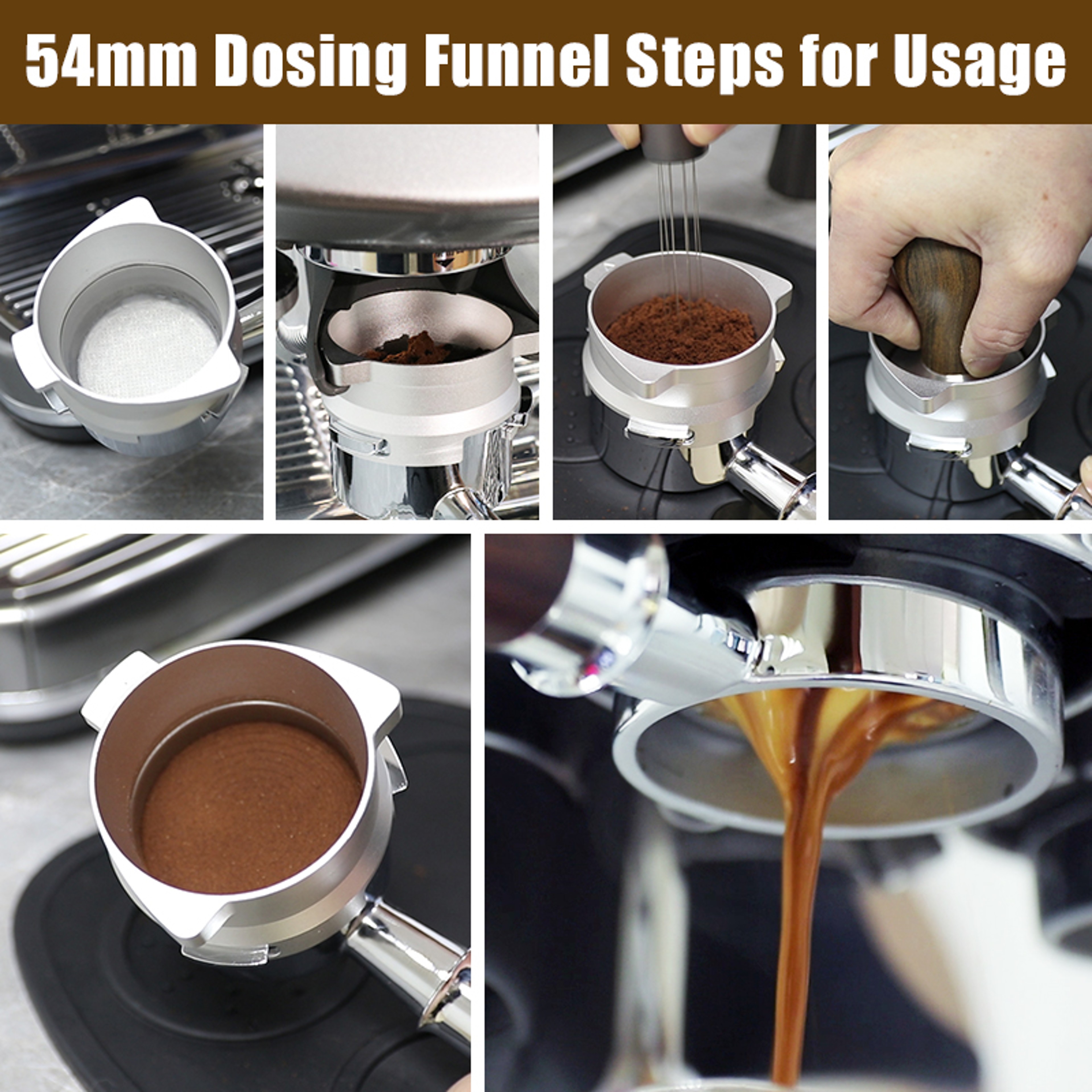 Breville Sage Dosing Funnel Ring For Serie Portafilter Coffee Machine Accessories For Baristas 2