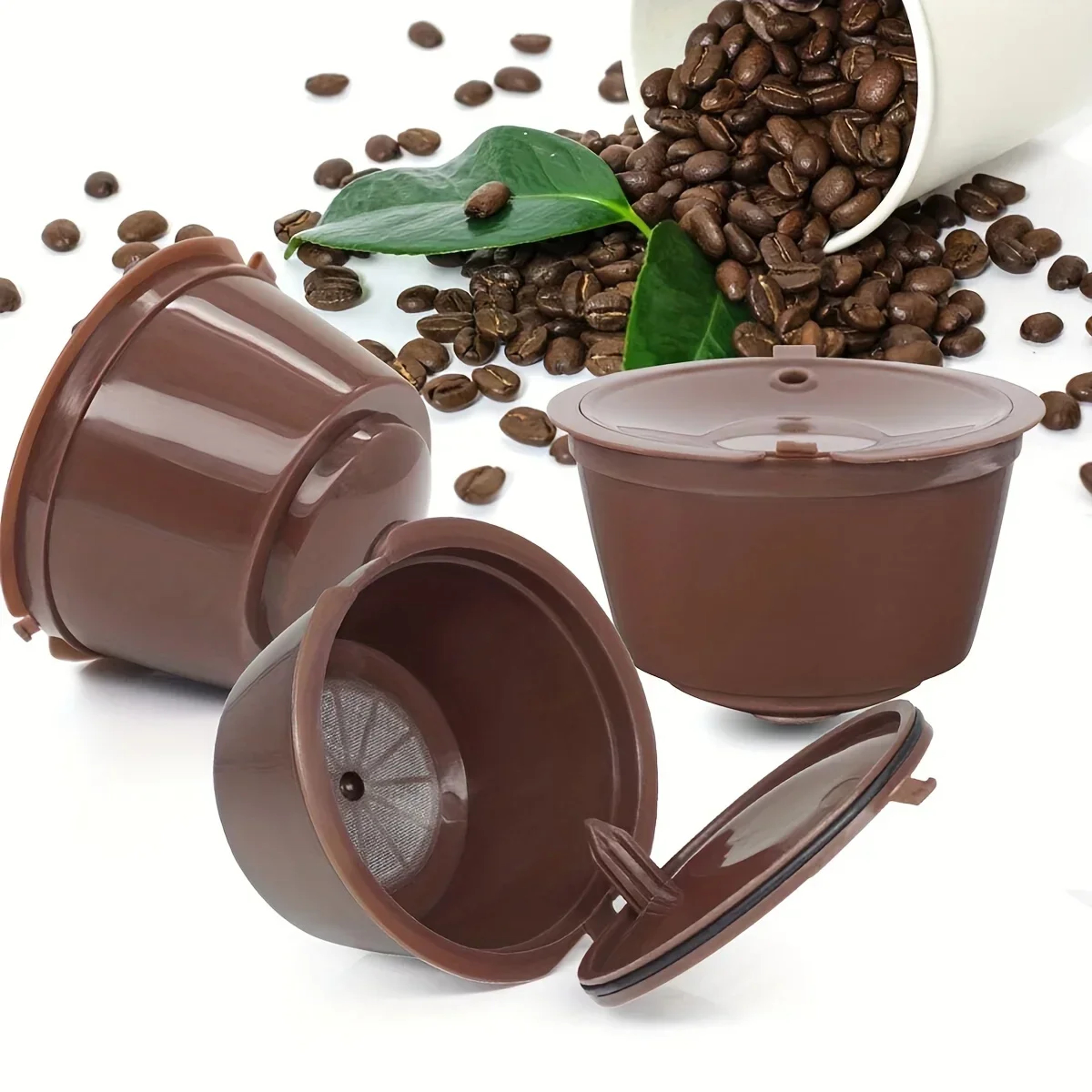 Reusable Nescafe Dolce Gusto Machine Pod Kit, Coffee Capsules Filter Cup, Taste Adapter Compatible – view 4