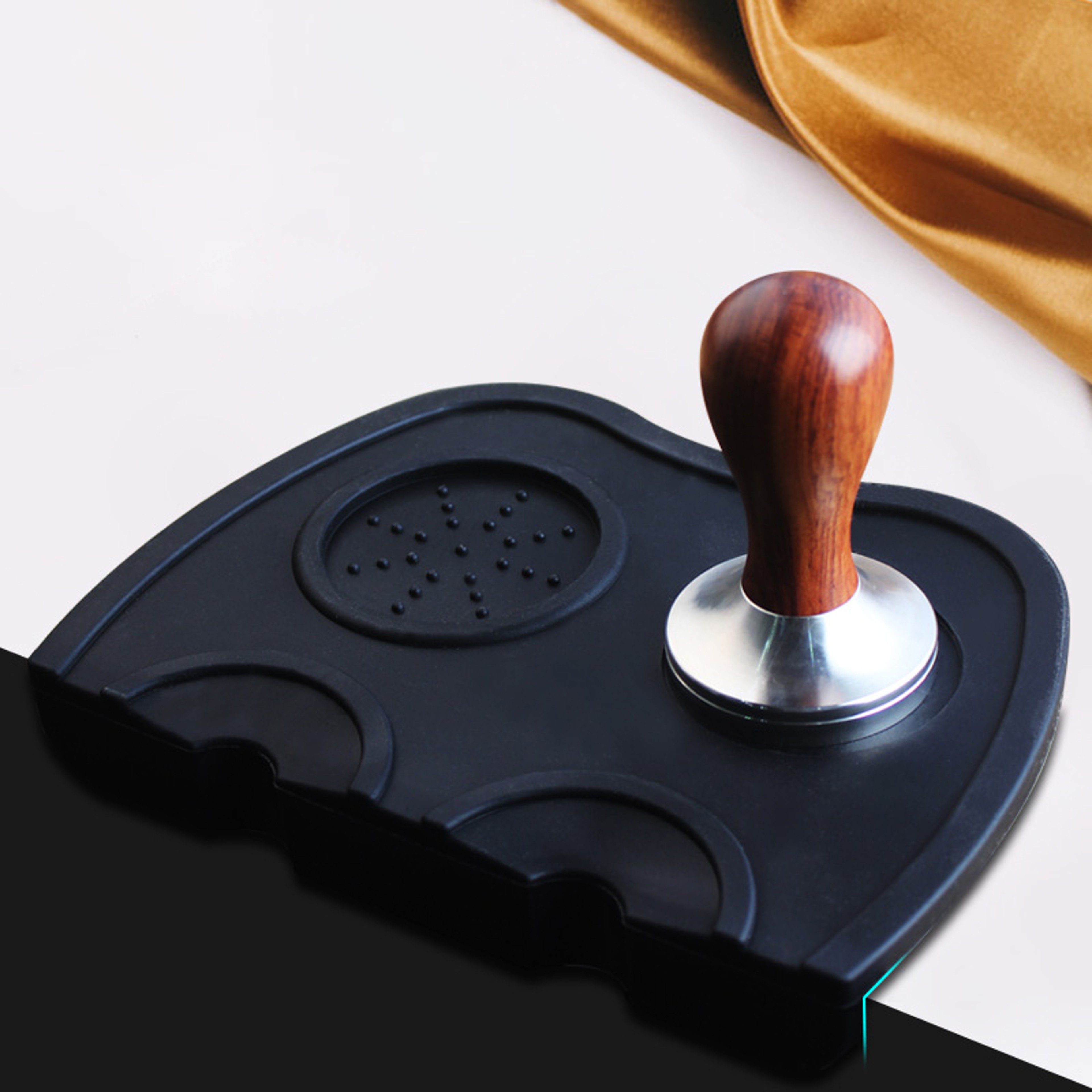 Silicone Coffee Tamper Mat Pad Antiskid Holder For Barista Tamping Tools 2