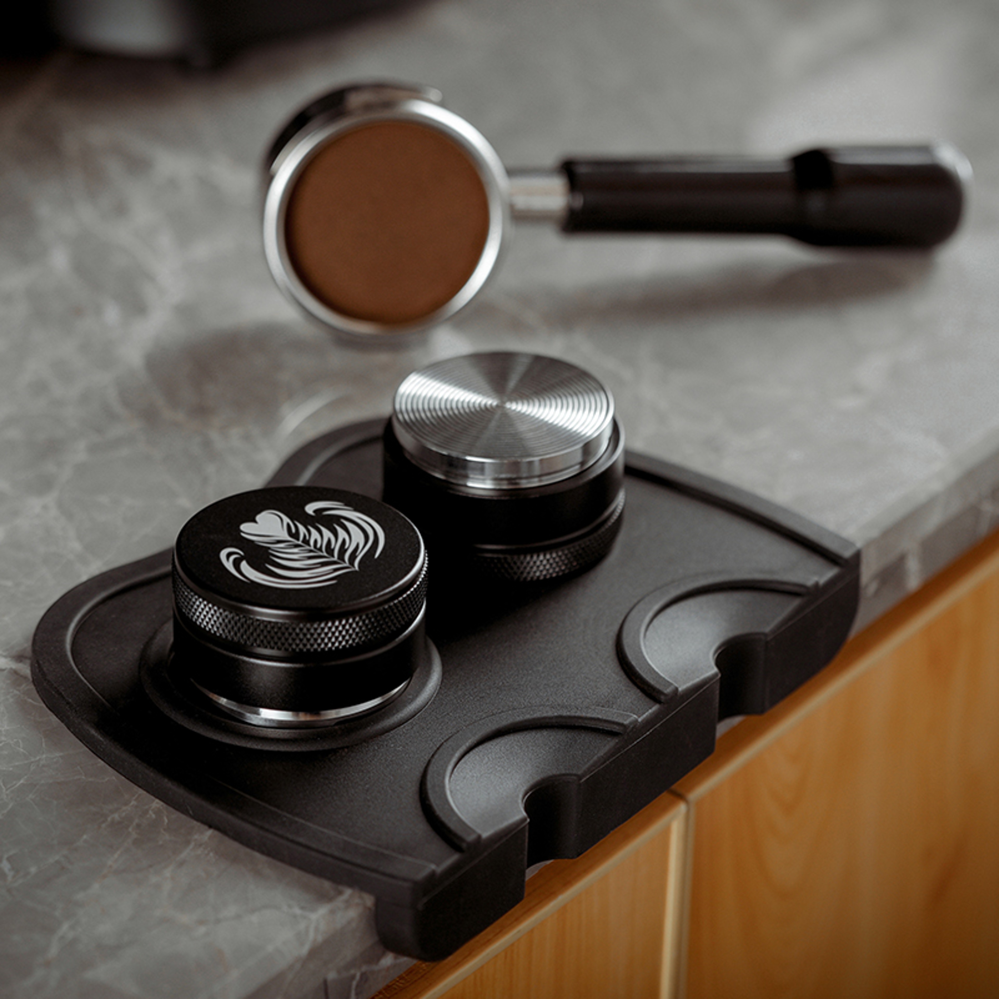 Silicone Coffee Tamper Mat Pad Antiskid Holder For Barista Tamping Tools 4