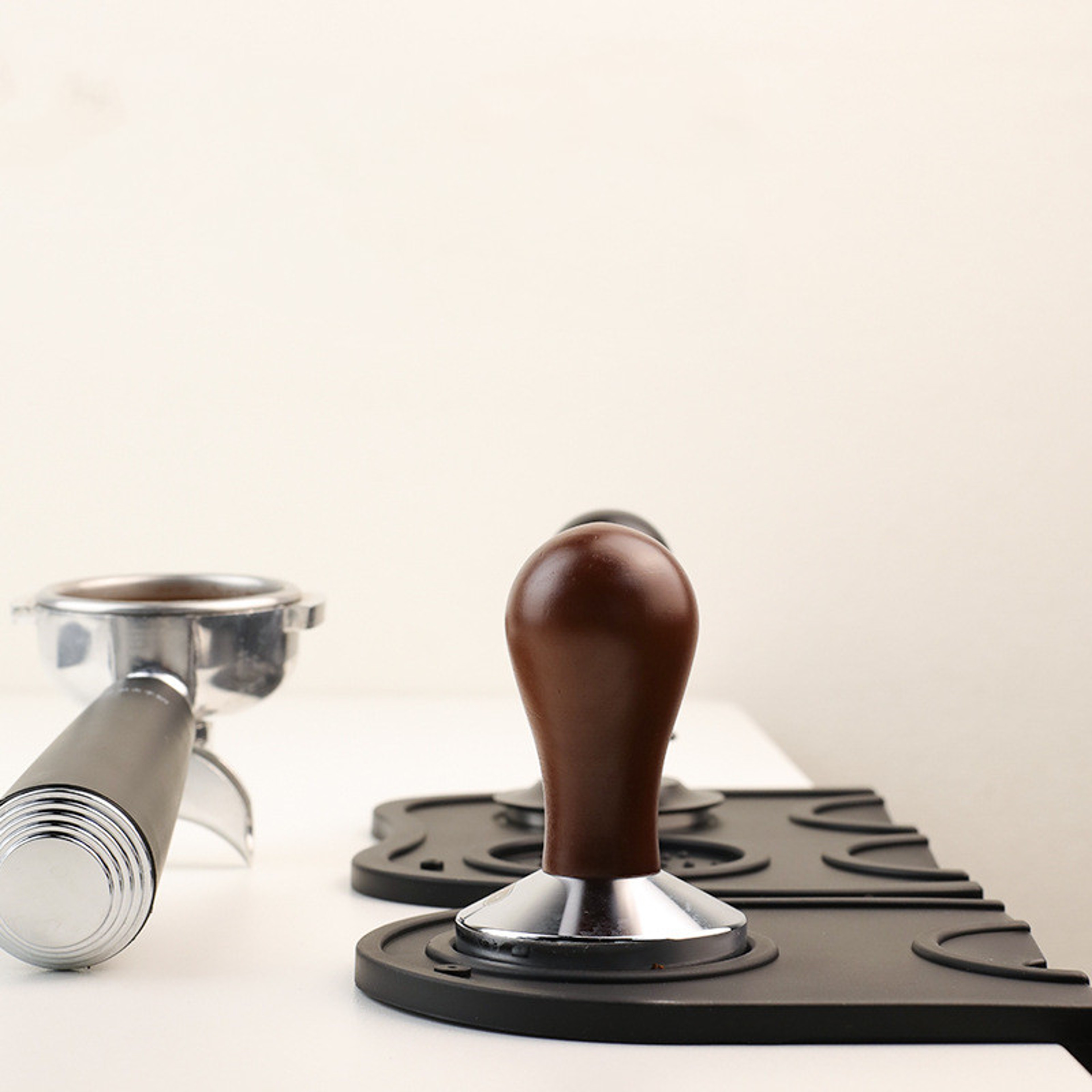Anti-skid Silicone Coffee Tampers Mat, Tamper Holder Pad for Espresso Station Barista Coffeeware – view 6