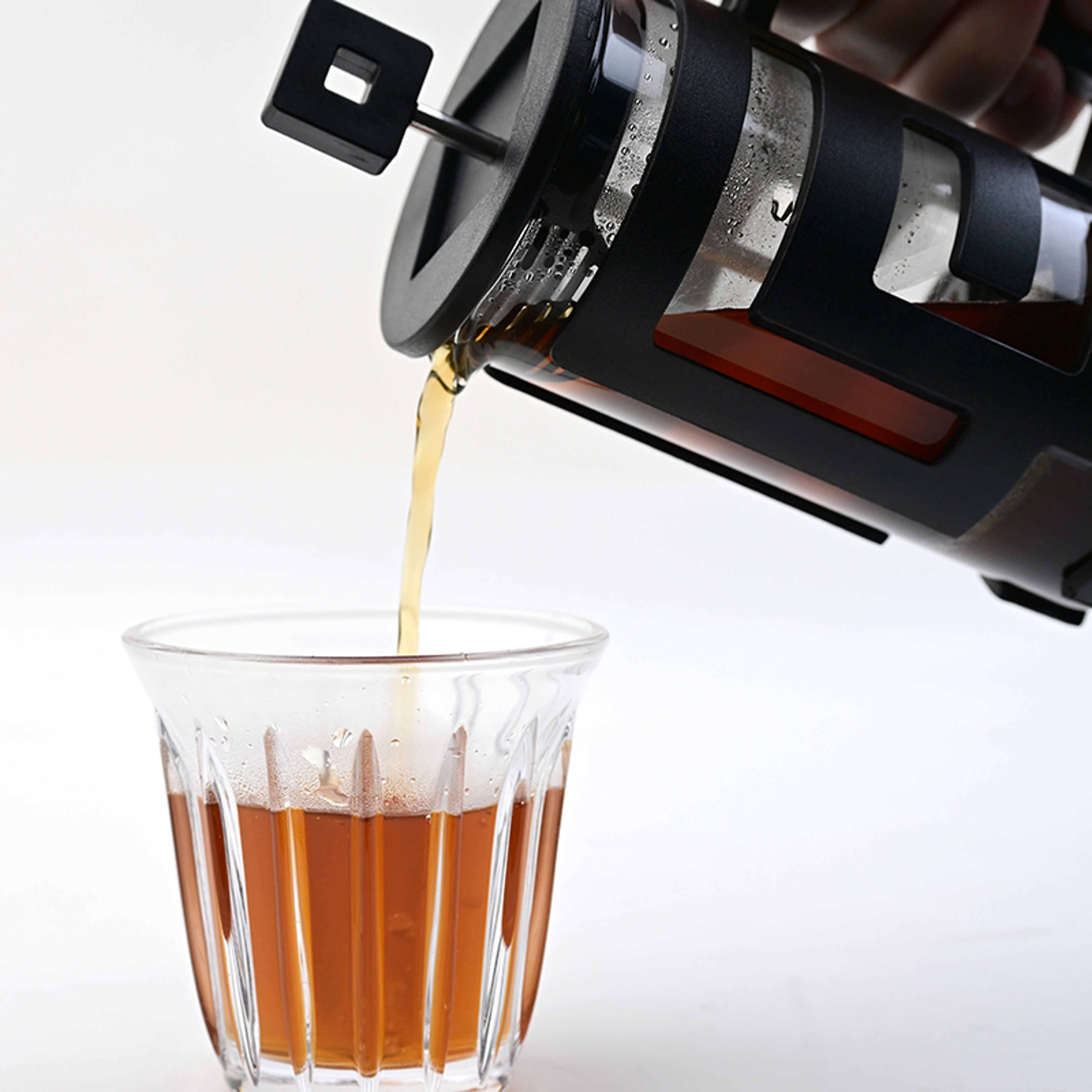 Glass CoffeeTea Pot With Filter Screen HeatResistant And Milk Foam Maker For Home 3