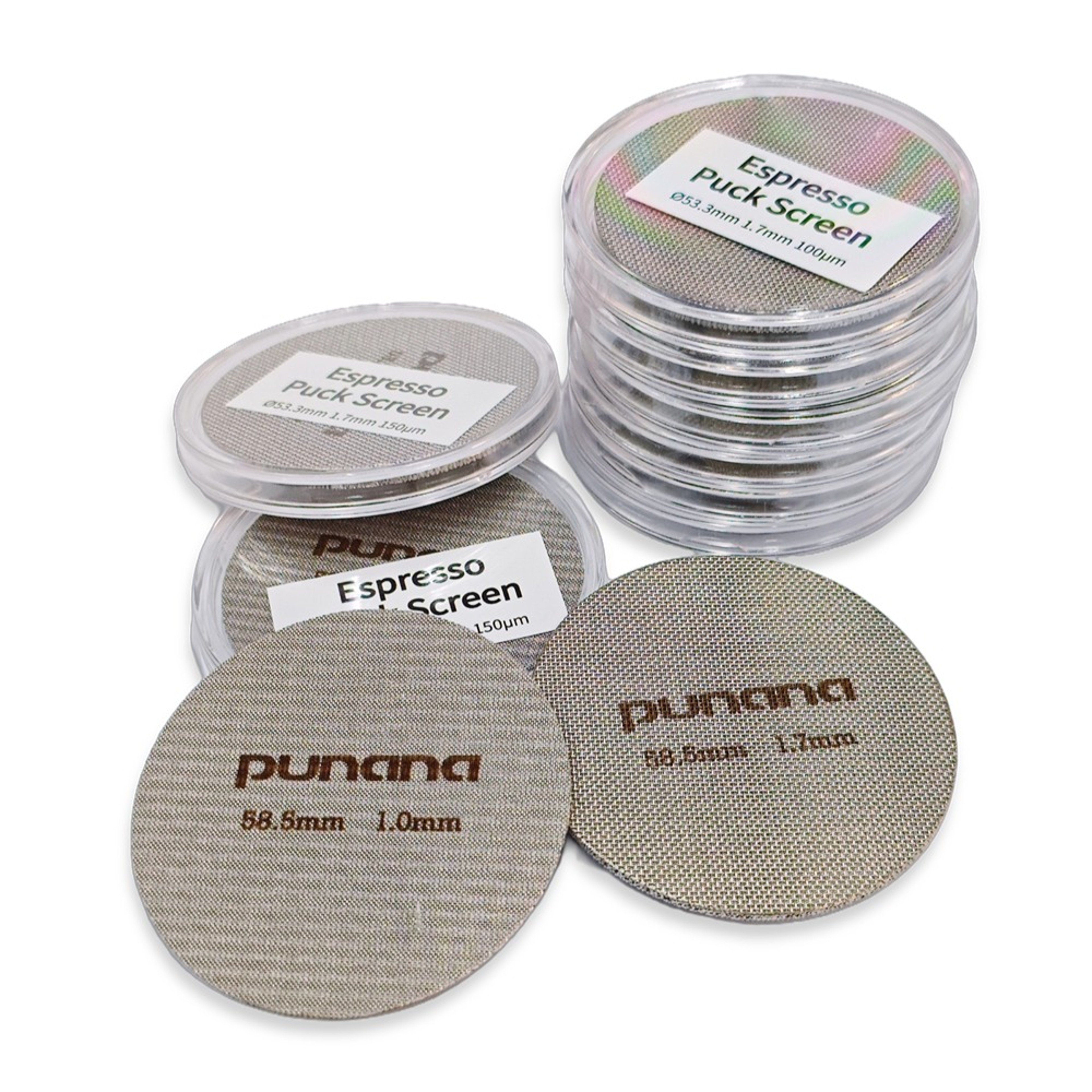 Foodgrade Stainless Steel Espresso Filter Professional Barista Espresso Puck Screen 0