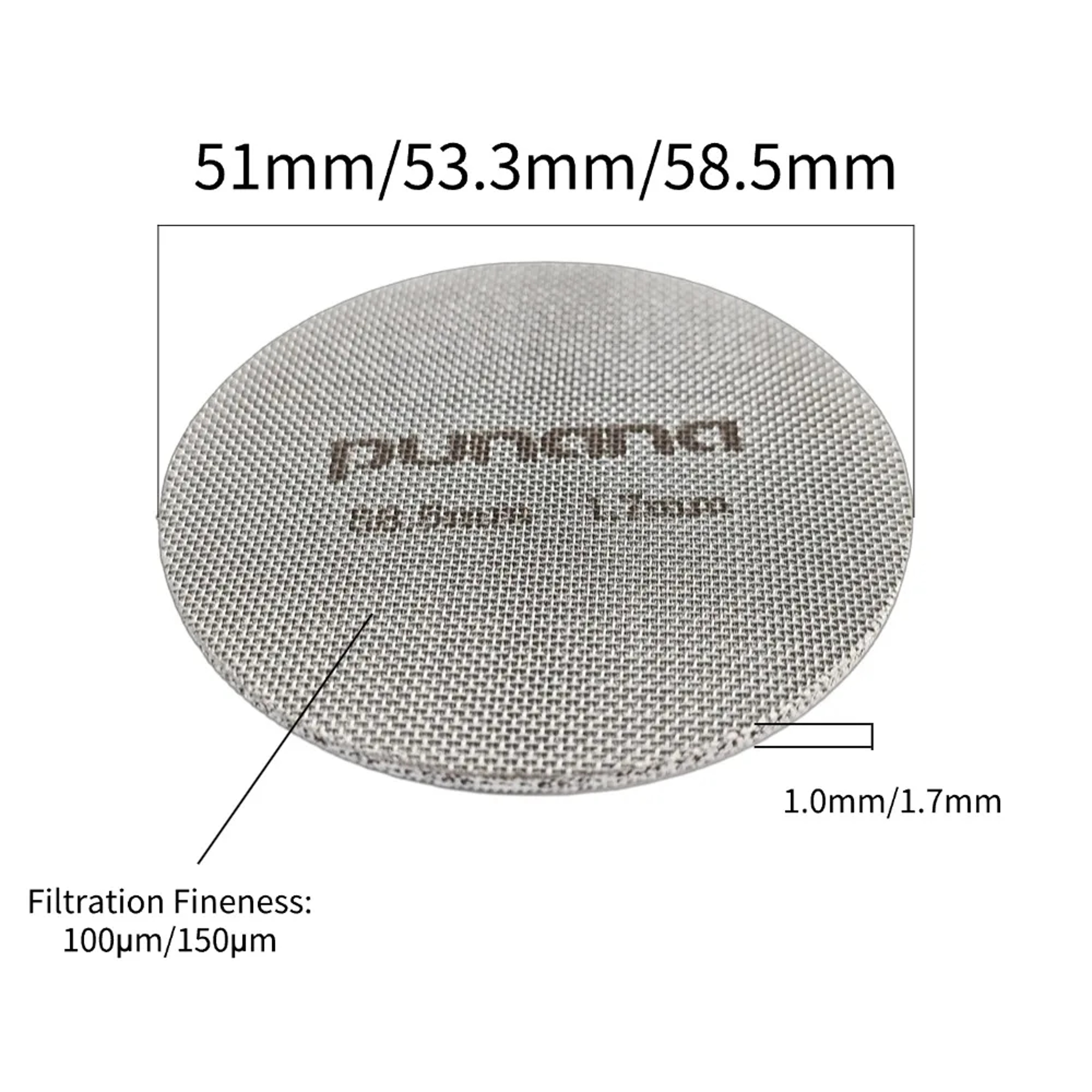 Foodgrade Stainless Steel Espresso Filter Professional Barista Espresso Puck Screen 3