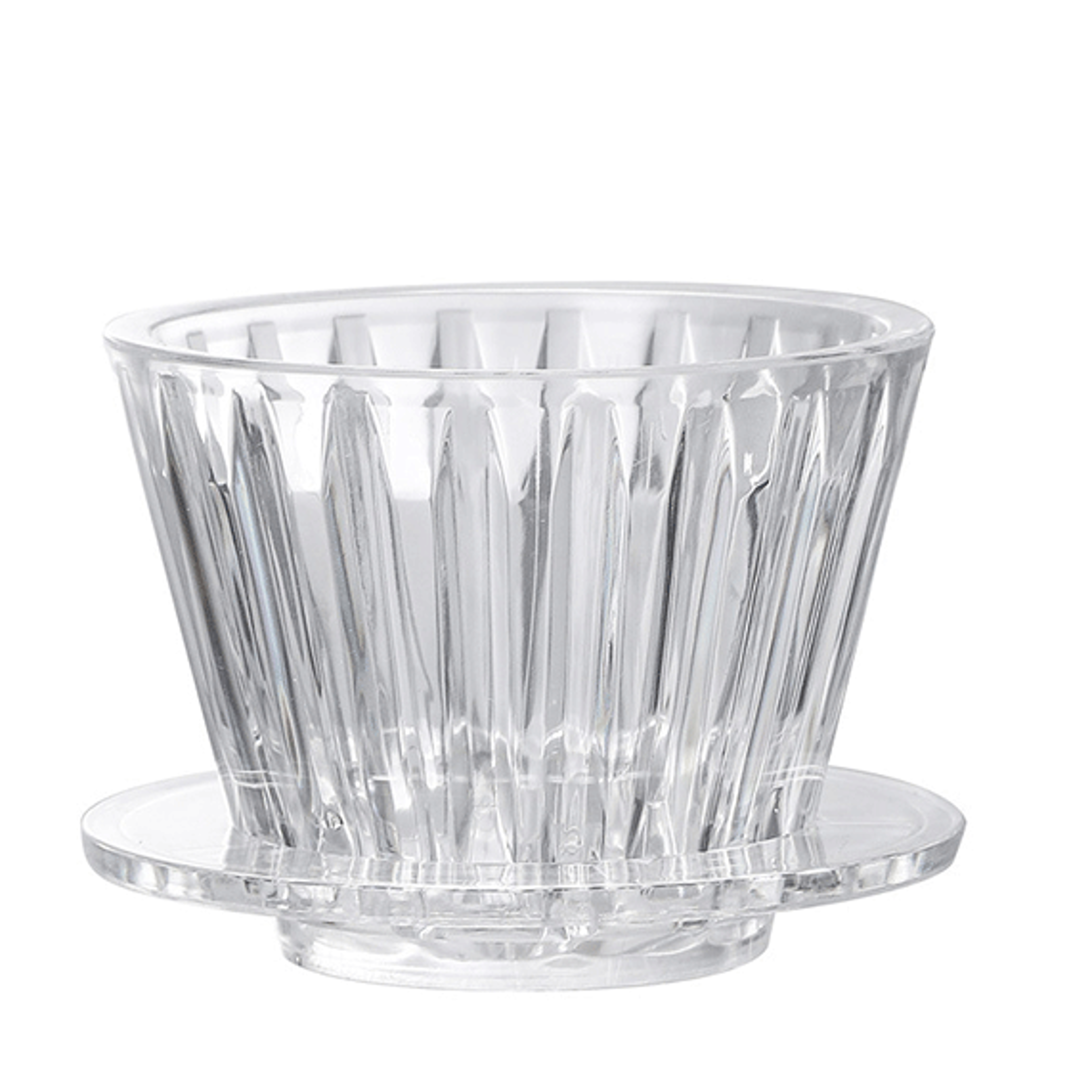 Crystal Eye Pour Over Coffee Dripper With Coffee Filter Papers 50 Sheets Coffee Filter Set