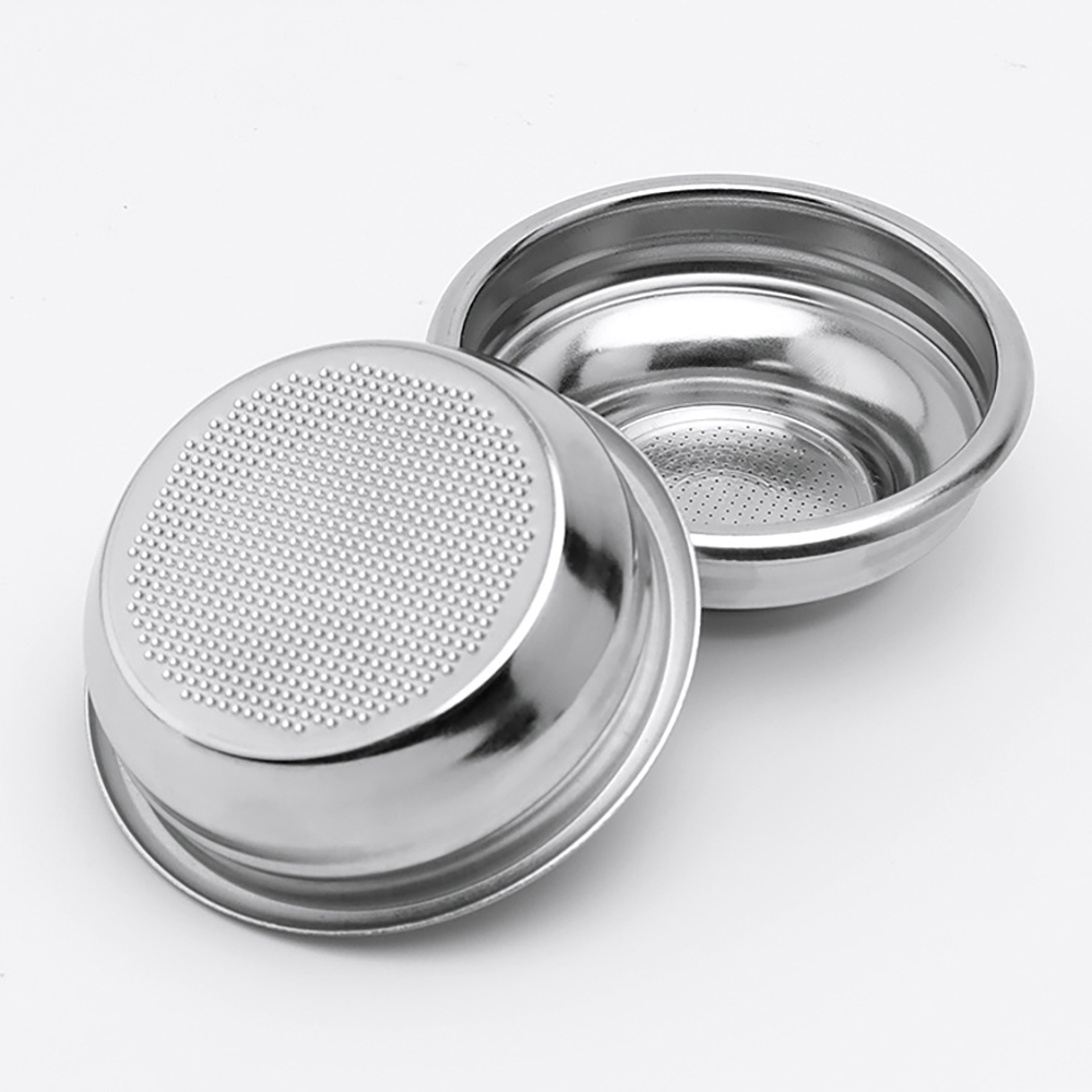 Universal Coffee Powder Bowl Stainless Steel Coffee Filter Basket Bottomless Coffee Bowl With Handl 4
