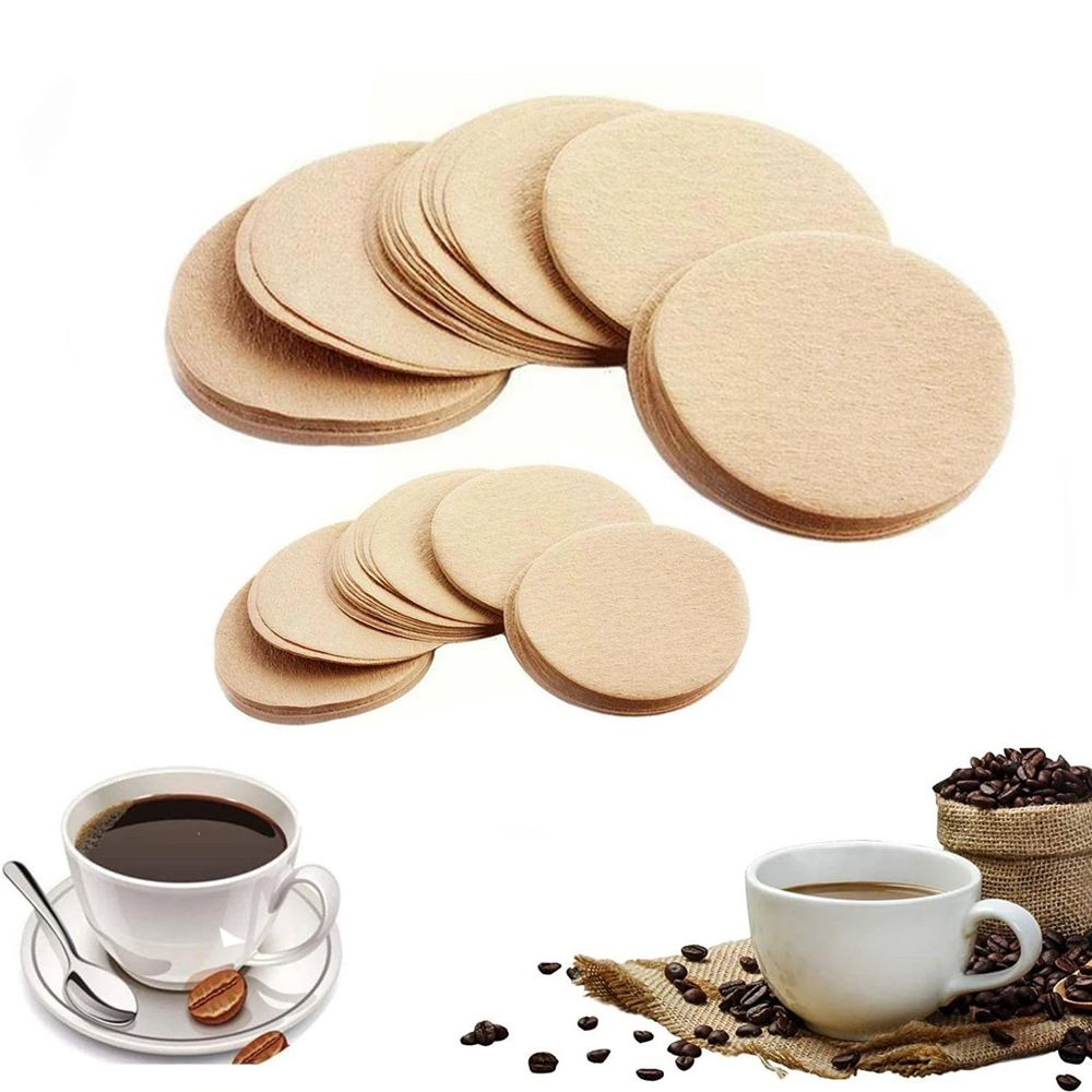 Dripper Coffee Filters, Moka Pot Paper Filter, Filter Paper for Espresso Coffee Maker – view 1