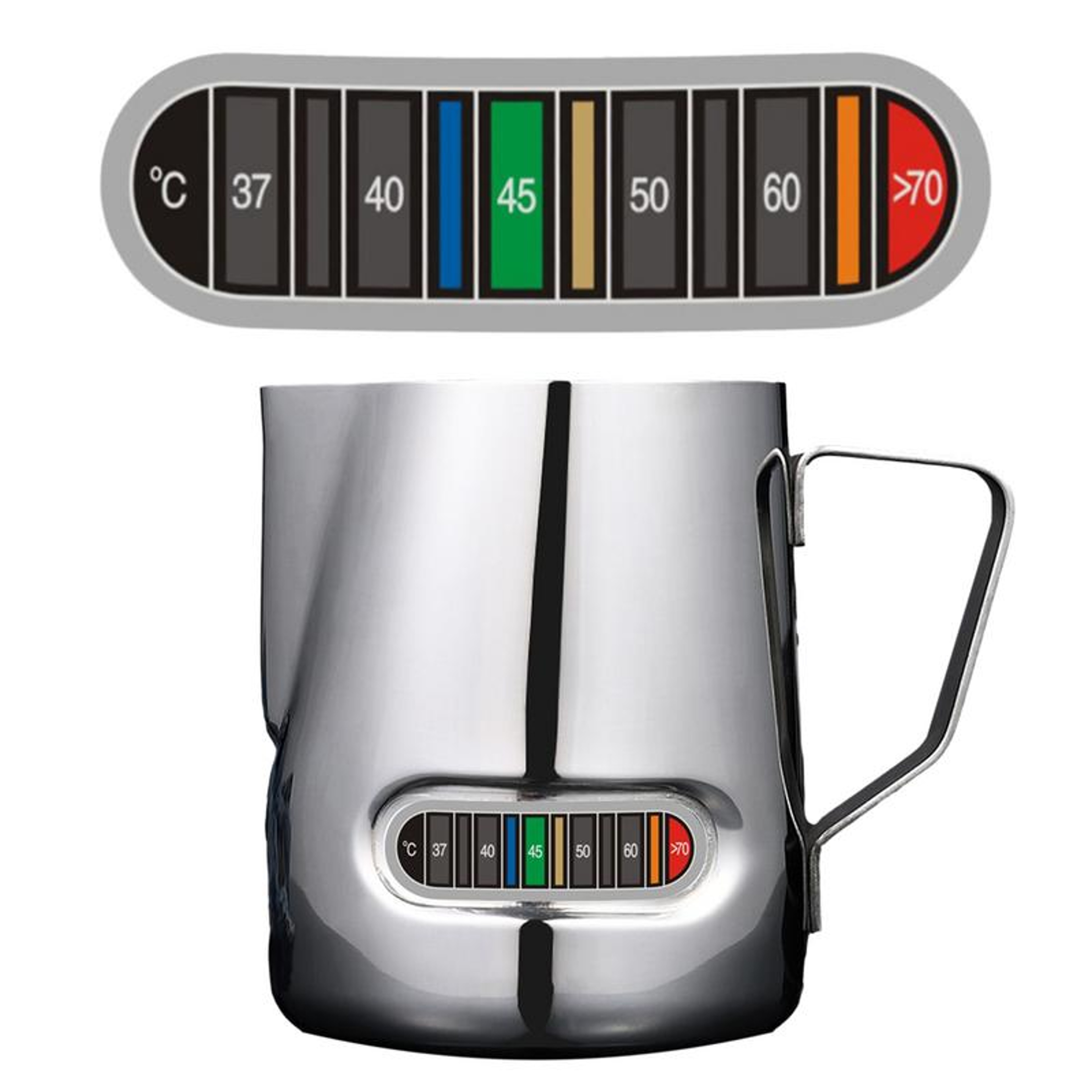 Waterproof Thermometer Sticker, Color-changing Tester for Coffee and Water Discoloration – view 1