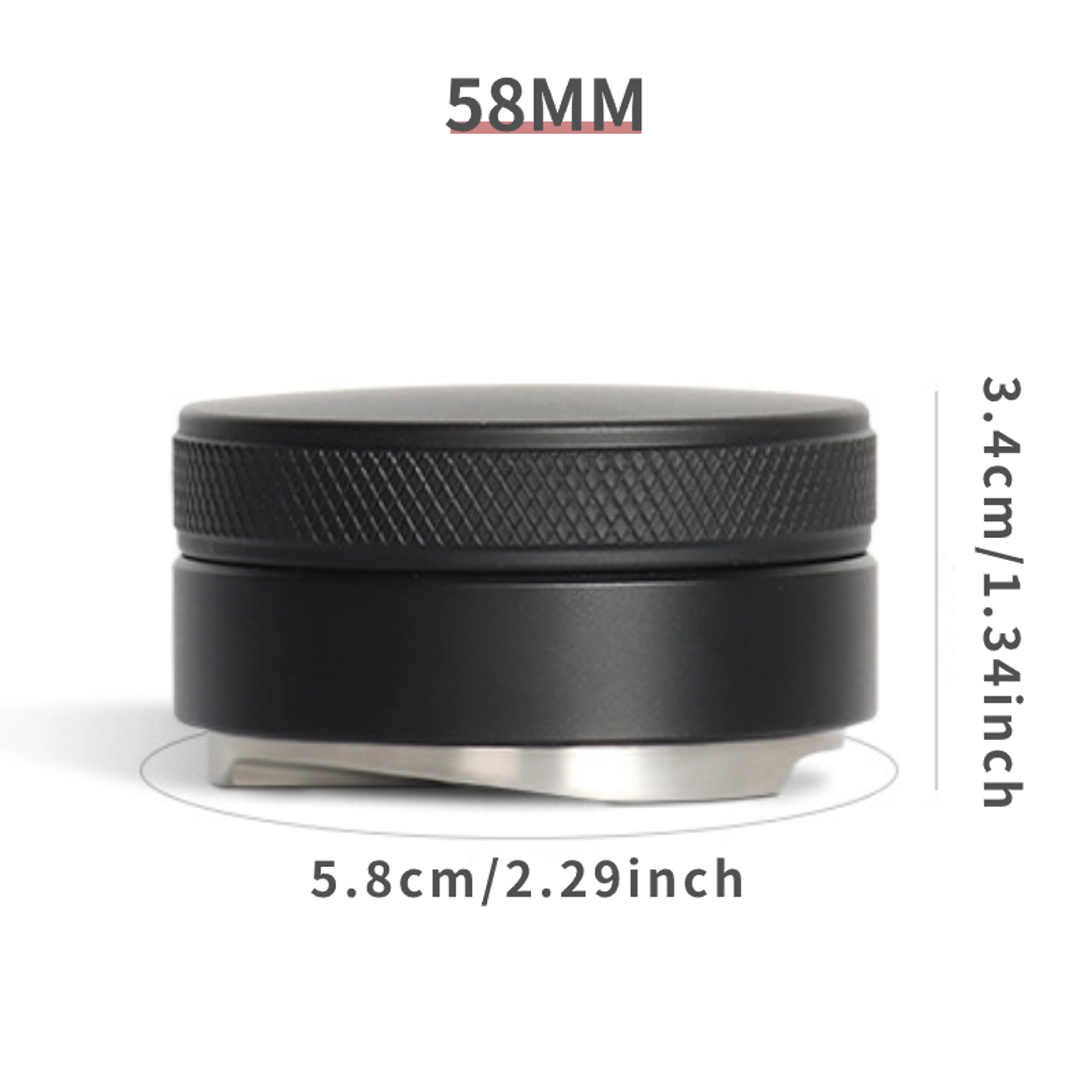 Adjustable Angled Slopes Palm Tamper Fits Portafilter Depth For Perfect Espresso Extraction 6