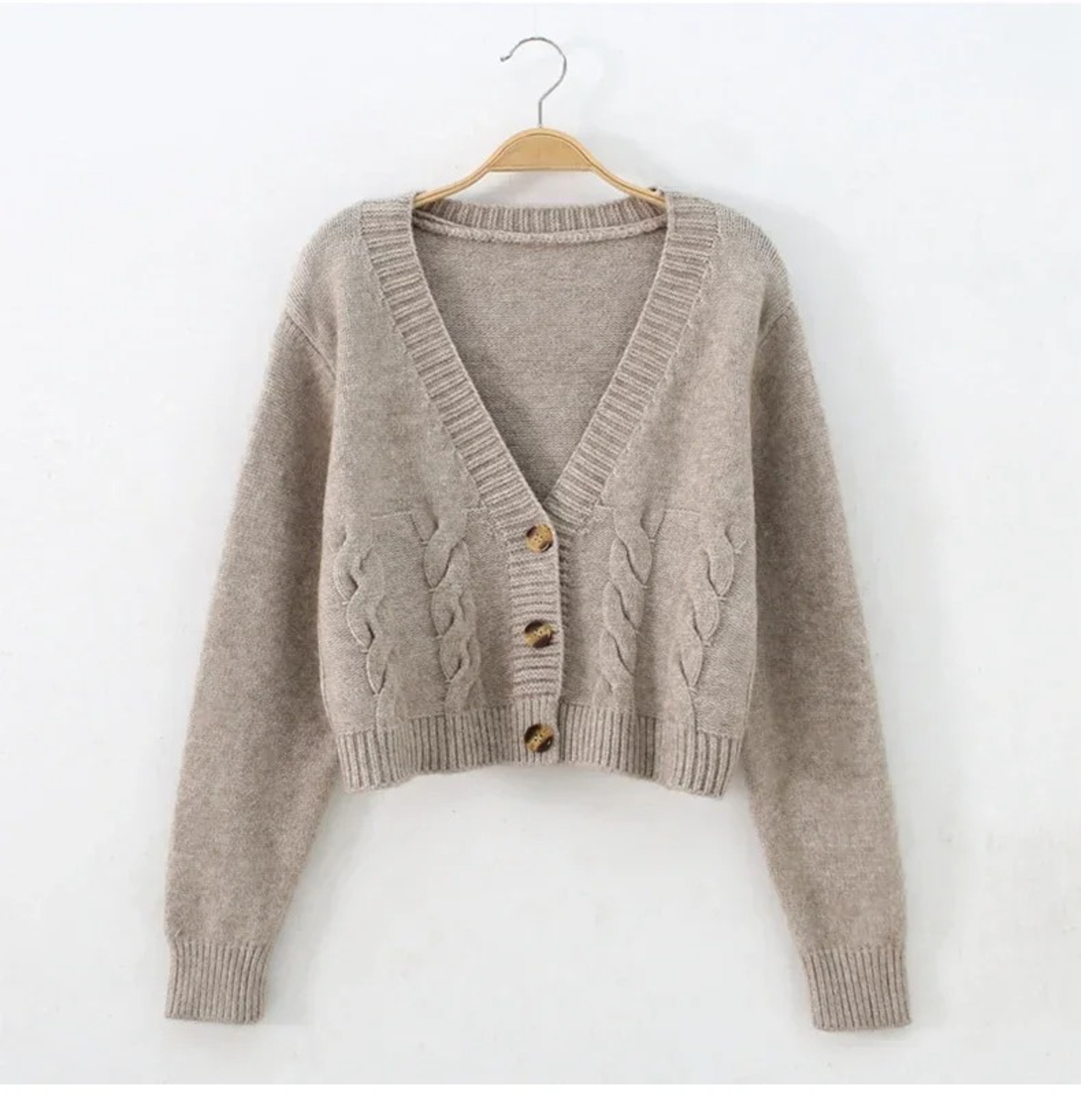 Long Sleeve Twist Knitted Sweater Cardigan Women Coats Autumn Winter Warm Korean Fashion Jacket – view 10
