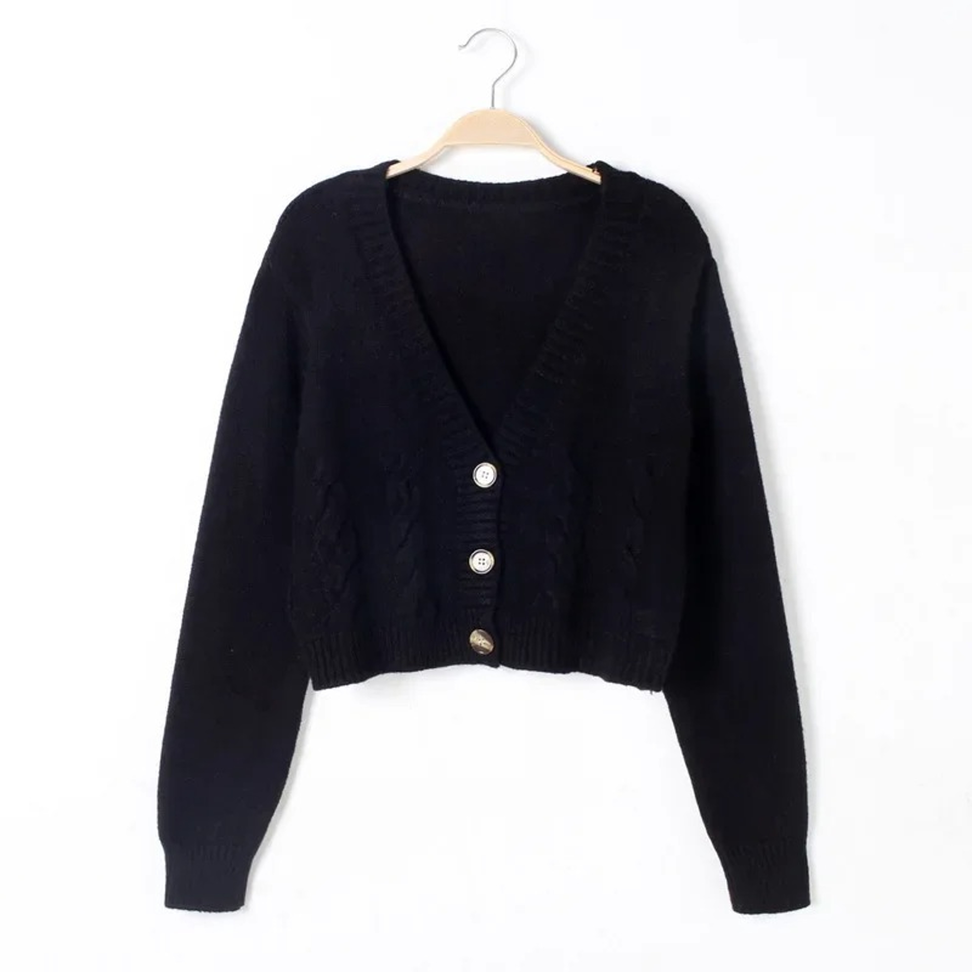 Long Sleeve Twist Knitted Sweater Cardigan Women Coats Autumn Winter Warm Korean Fashion Jacket – view 6
