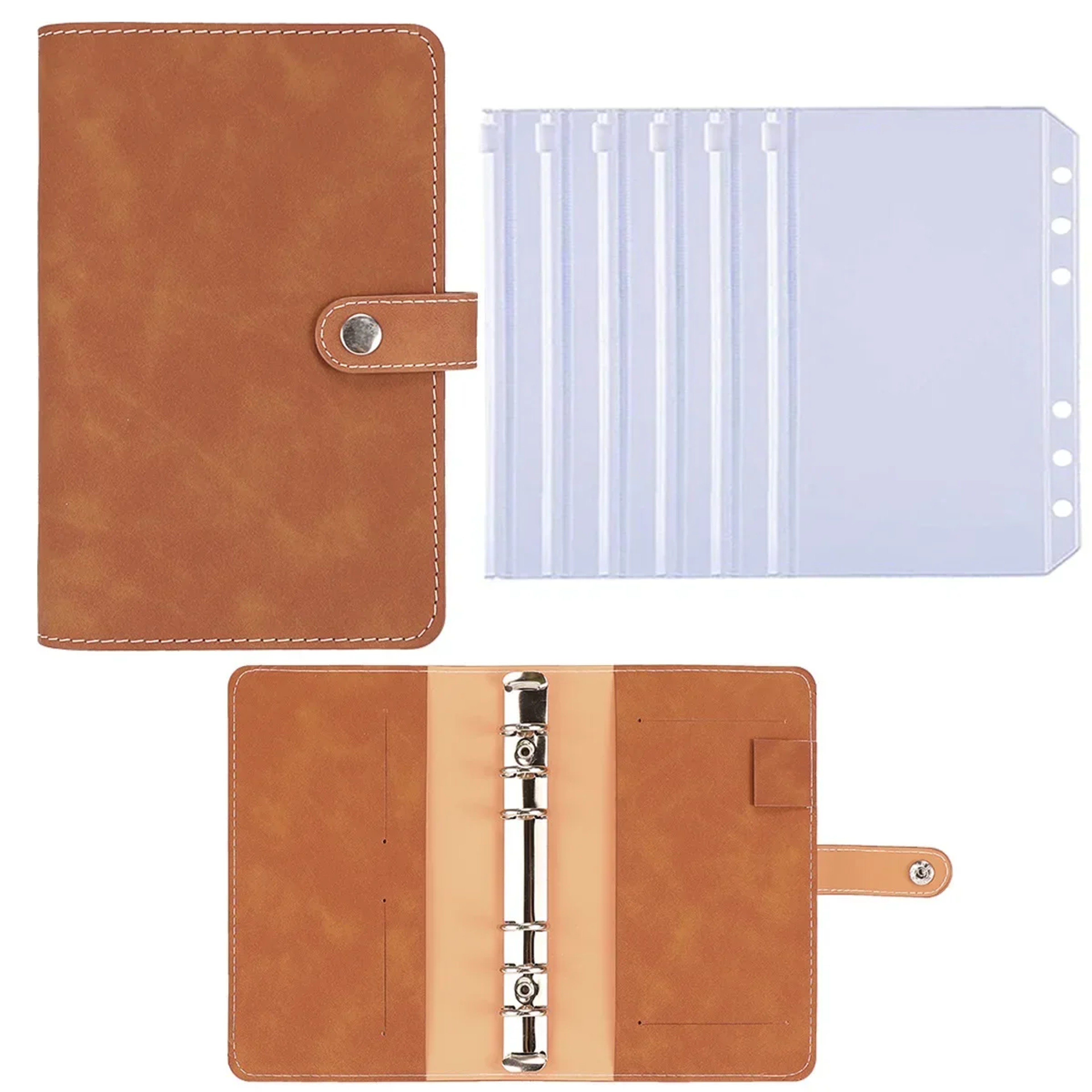 PU Looseleaf Binder Planner Cover Diary Agenda Paper School Handbook 0