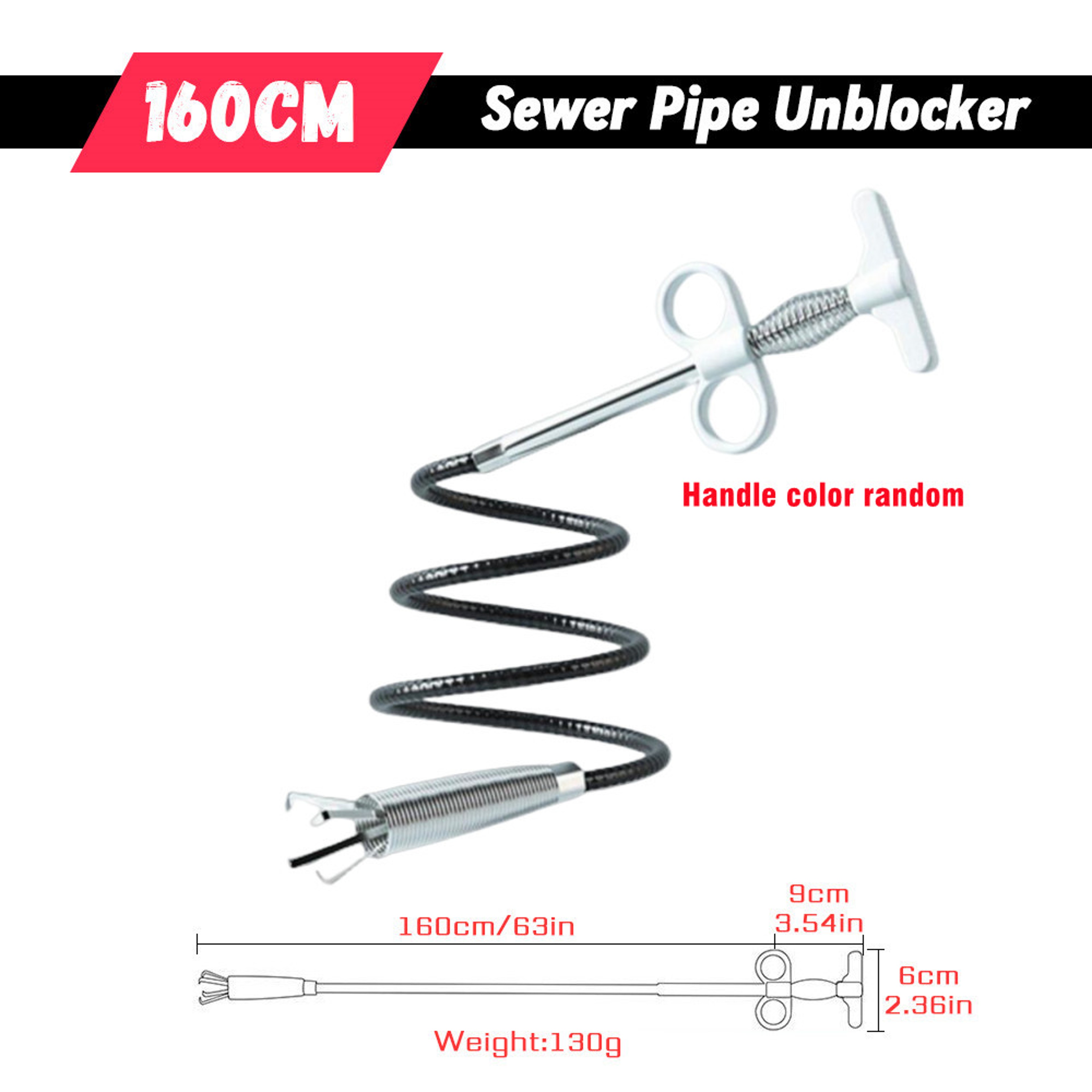 Spring Pipe Dredging Tool for Kitchen, Bathroom, and Sewer Cleaning, Pipe Unblocker Snake – view 10