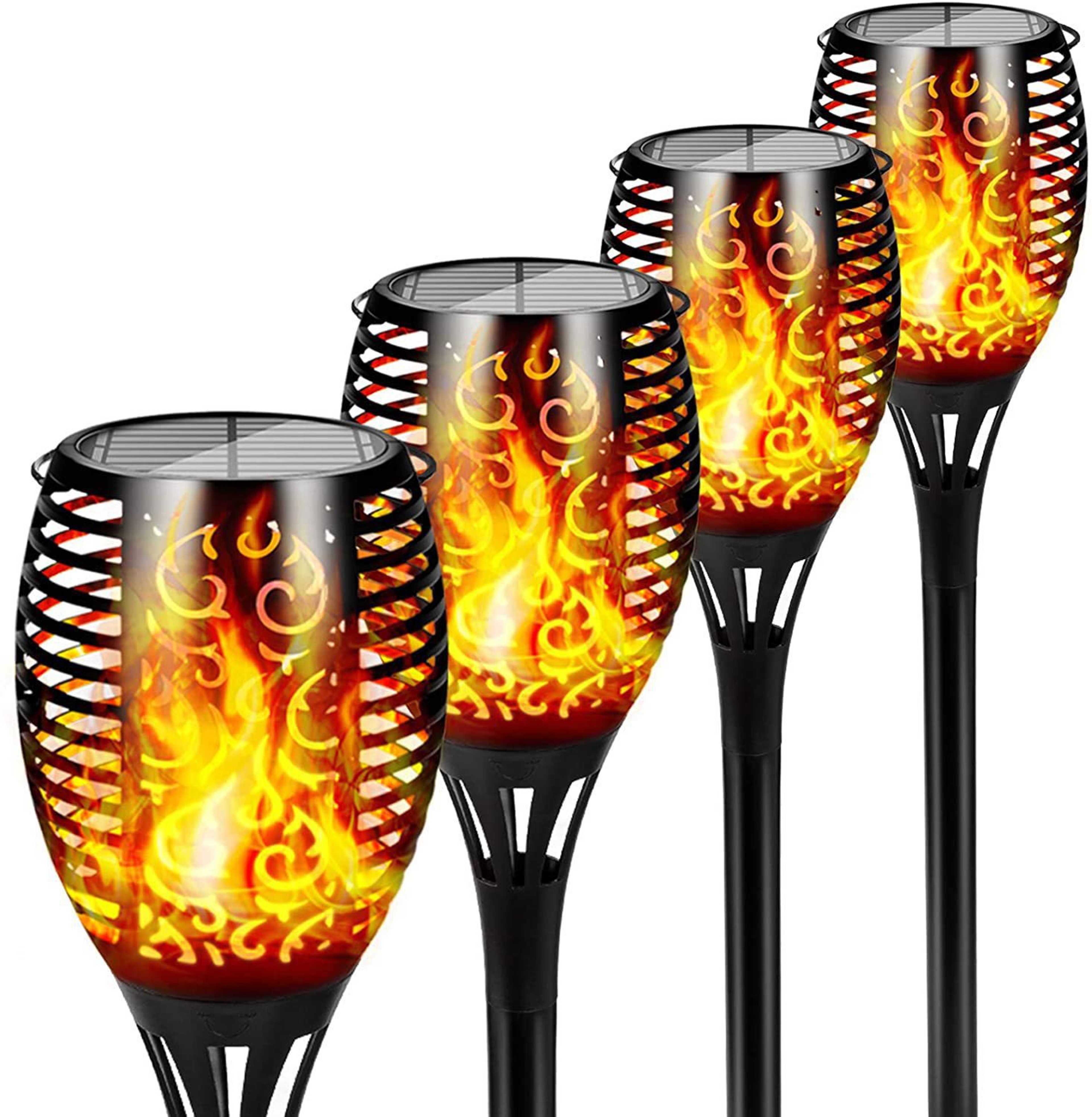 Waterproof Garden Flame Torch Light, Flickering Light for Outdoor Lawn Path Yard Patio Floor Lamp – view 2