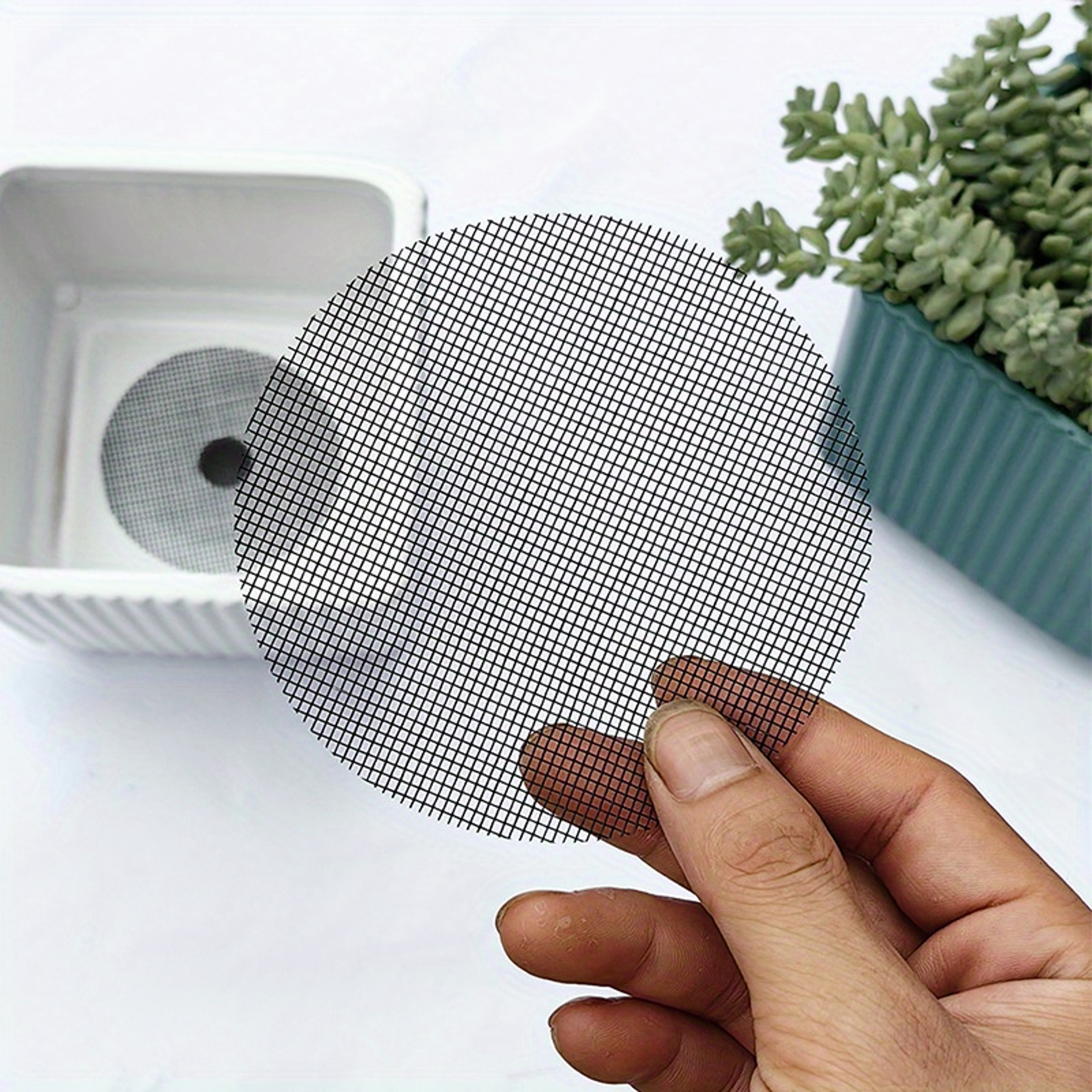 Leakproof Drainage Gasket Net Breathable Flower Pot Mesh Pad Mat 2