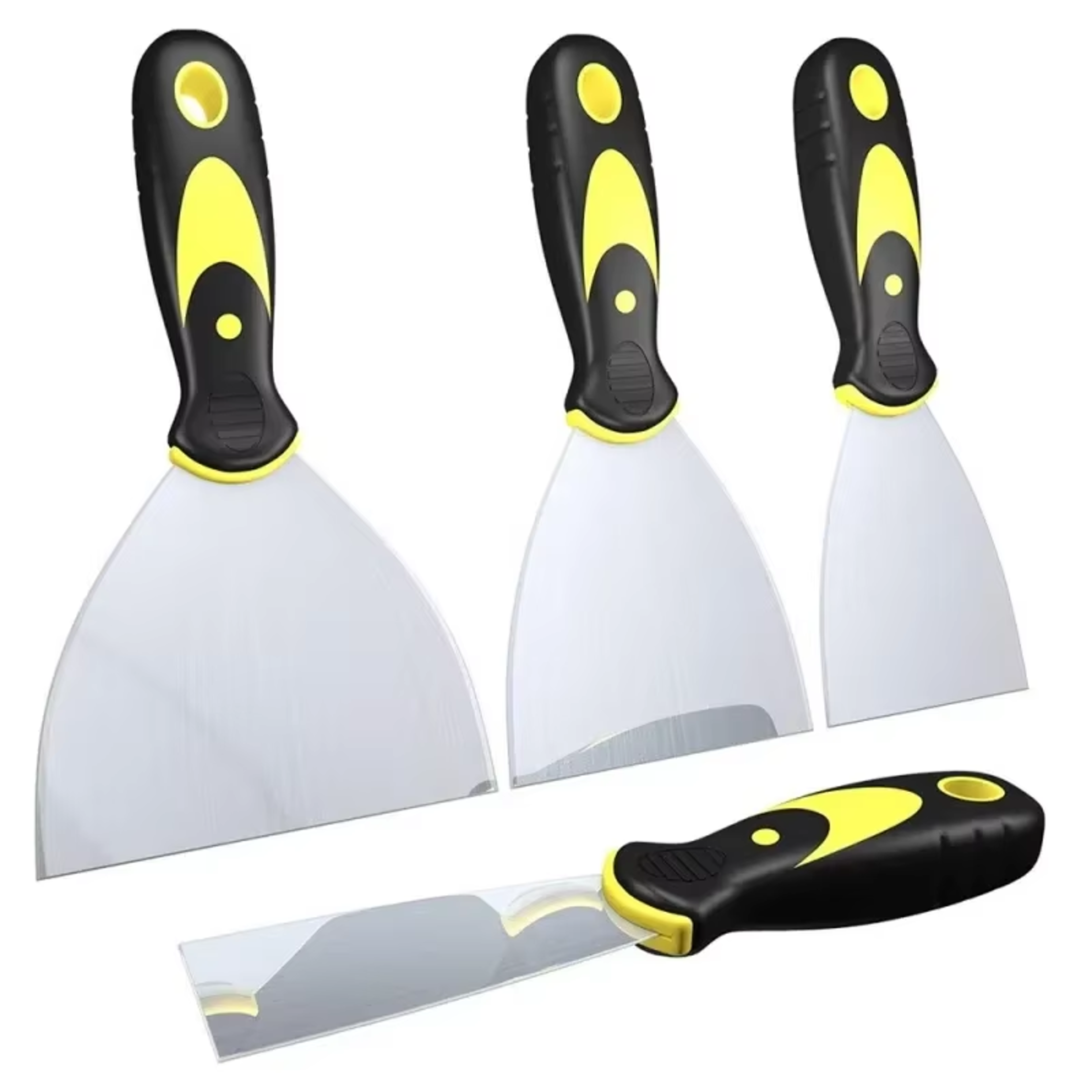 Paint Tools Stainless Steel Putty Knife Scraper, Household & Industrial Shovel for Construction and Cleaning – view 1
