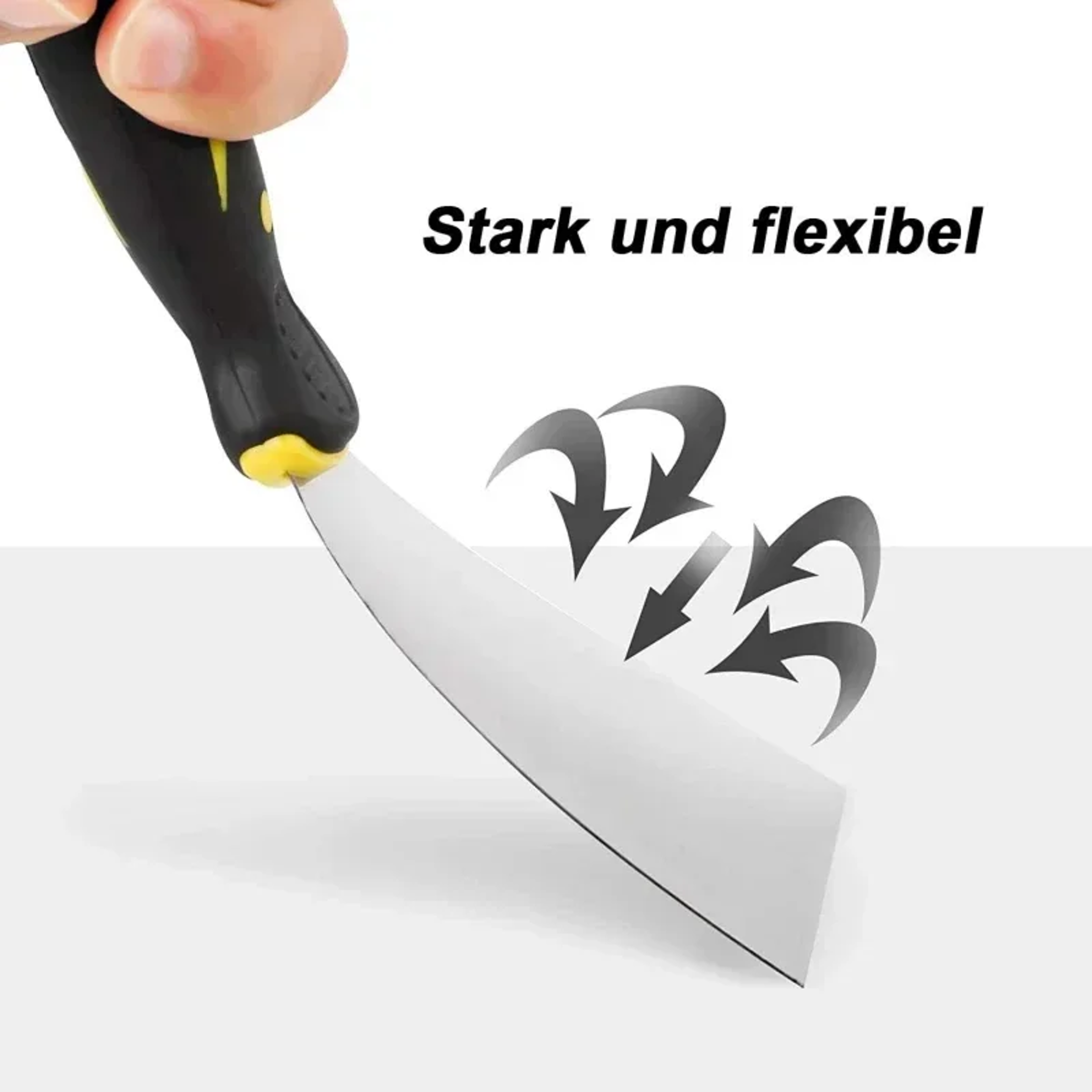 Paint Tools Stainless Steel Putty Knife Scraper, Household & Industrial Shovel for Construction and Cleaning – view 2