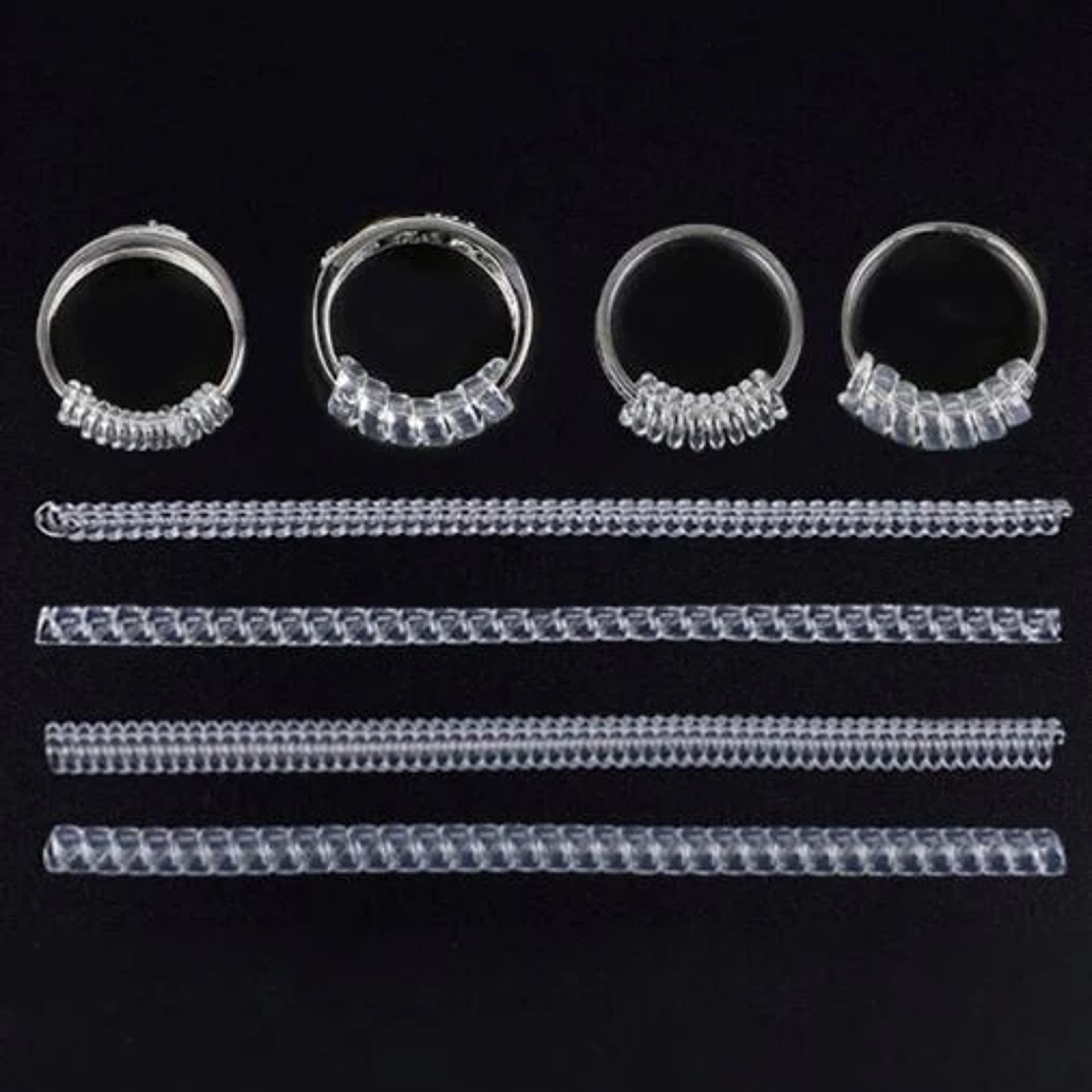 Spiral Ring Gasket Jewelry Fastener, Invisible Ring Size Adjuster, Ring Protection Adjuster for Loose Rings – view 7