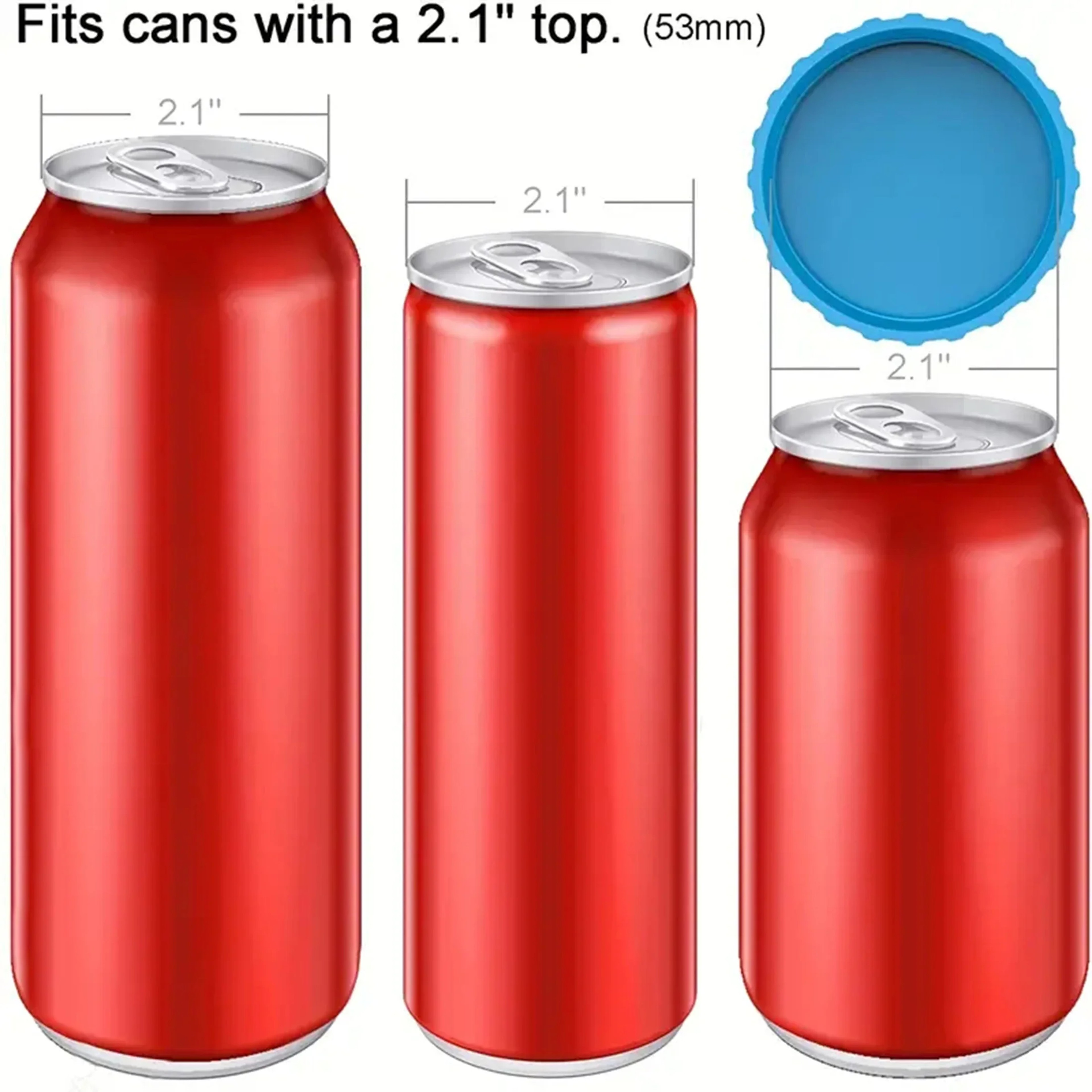 Leak Proof Silicone Can Lid, Soda Sealing, Beer & Cola Lid – view 2