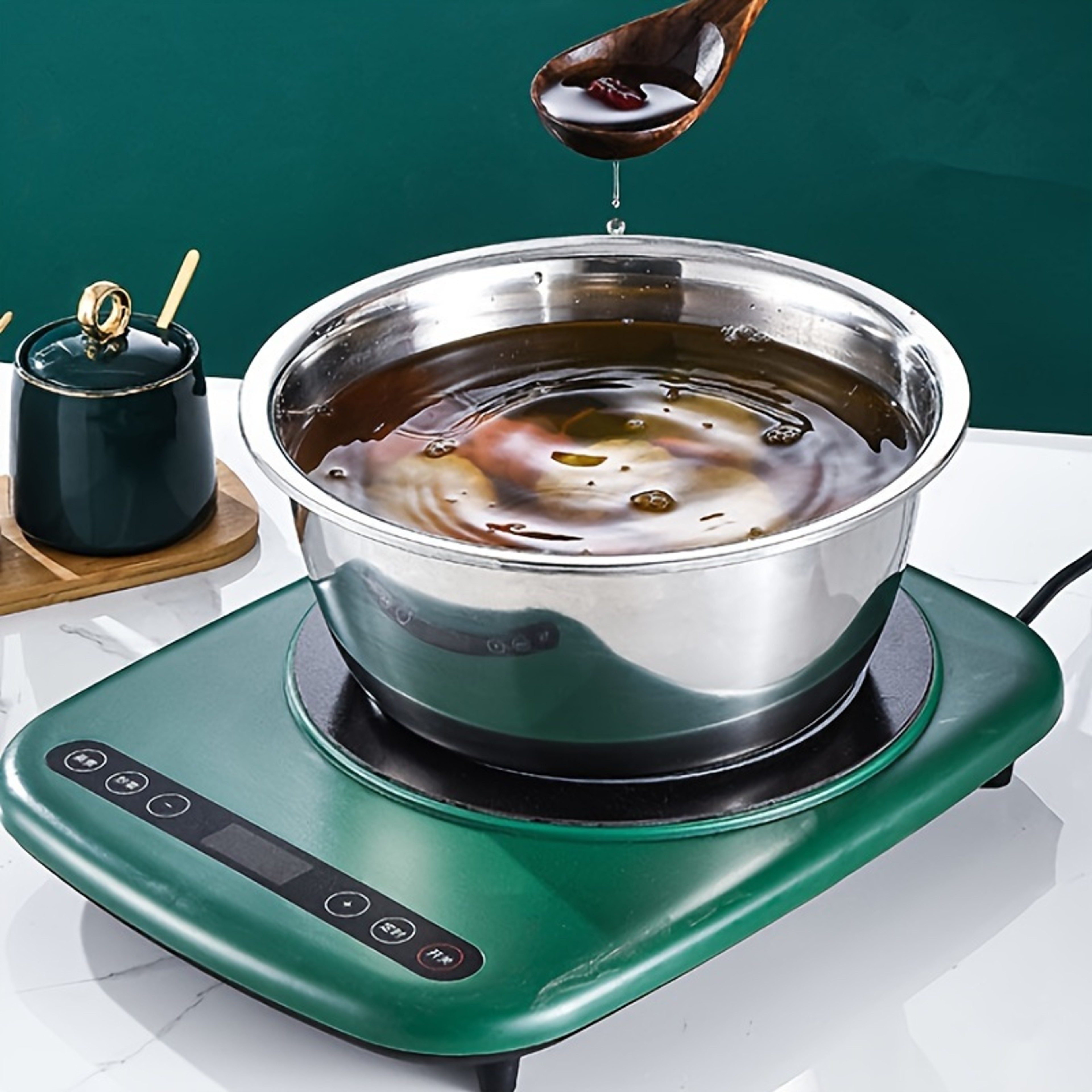 Mixing Bowl and Stainless Steel Multifunctional Strainer for Washing and Slicing Fruits, Vegetables – view 5