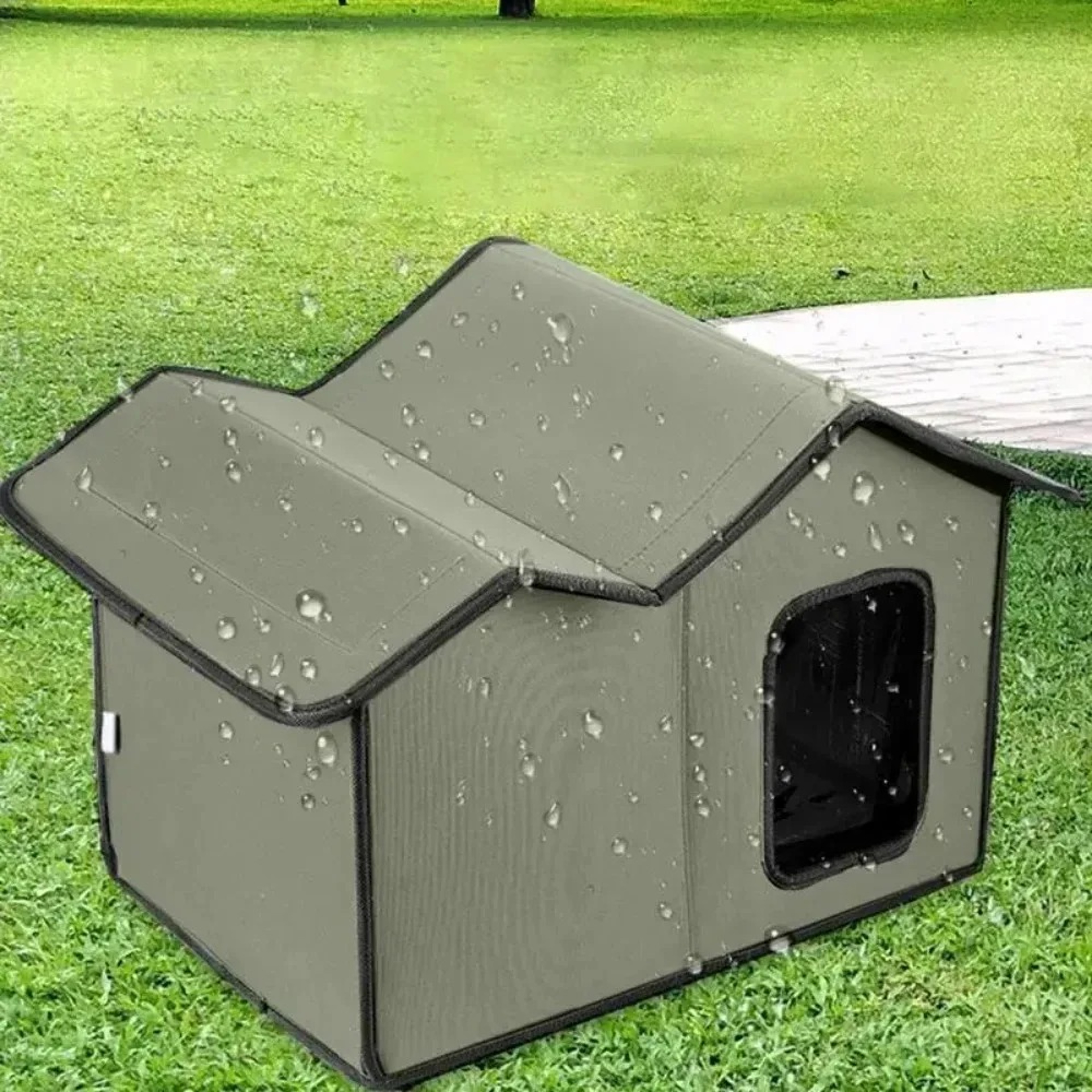 Waterproof Cat Dog Pet Bed, Removable and Washable Design, Universal Convenient Storage Dog House – view 3