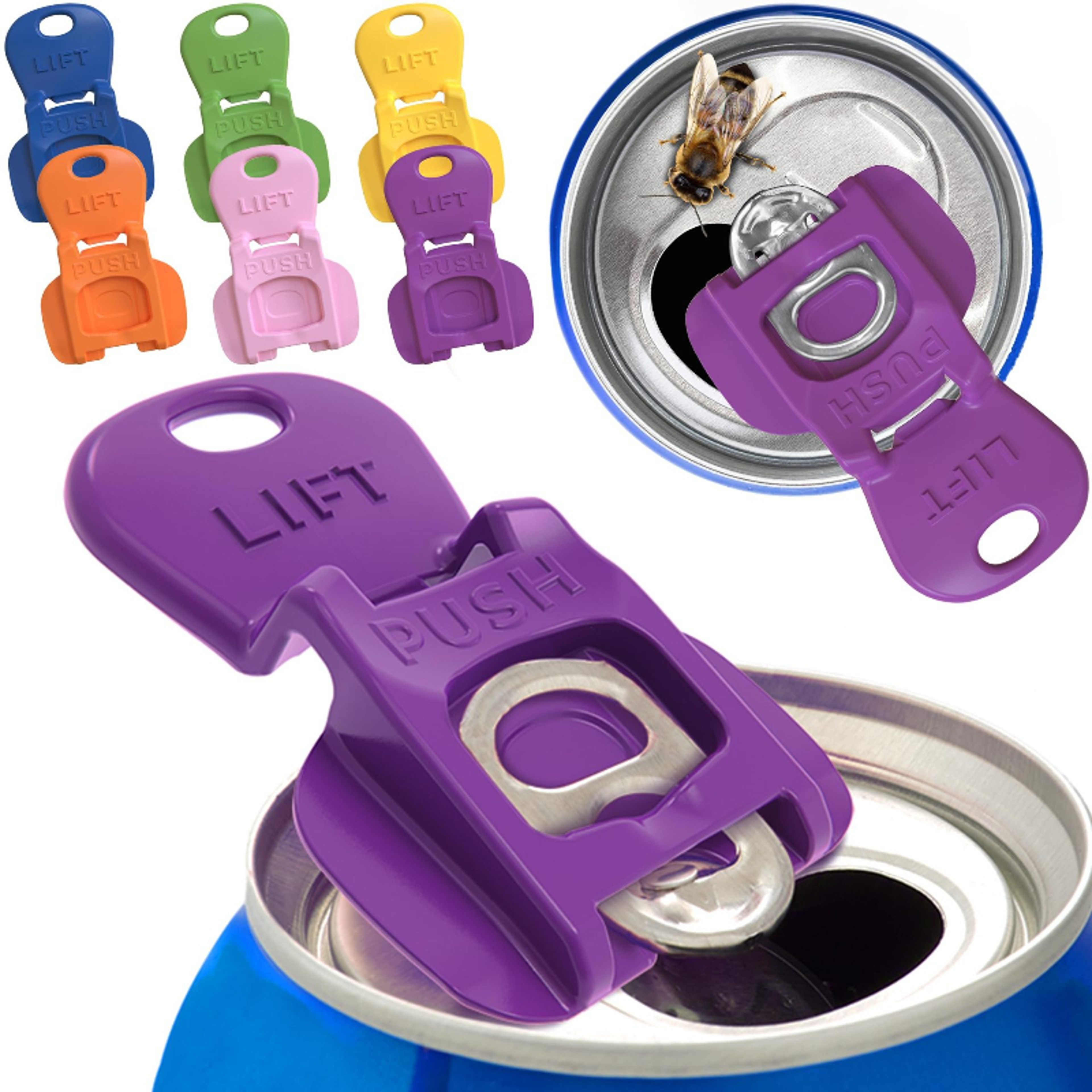 Plastic Small Bottle Opener, Easy Pull Coca Cola Can Opener, Sealing Dustproof Tool for Dining – view 7