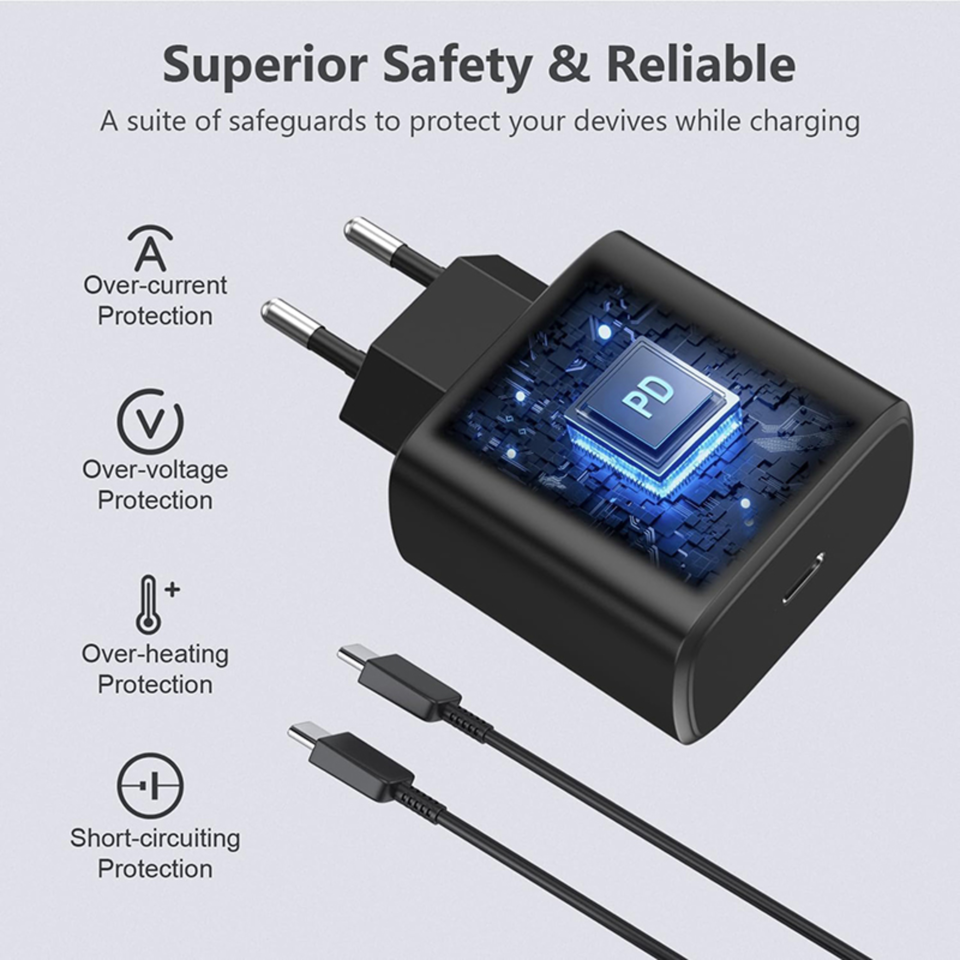 USB C Samsung Charger Super Fast Fast Charge Adapter For Samsung Galaxy Phones Reliable Wall Chargi 1
