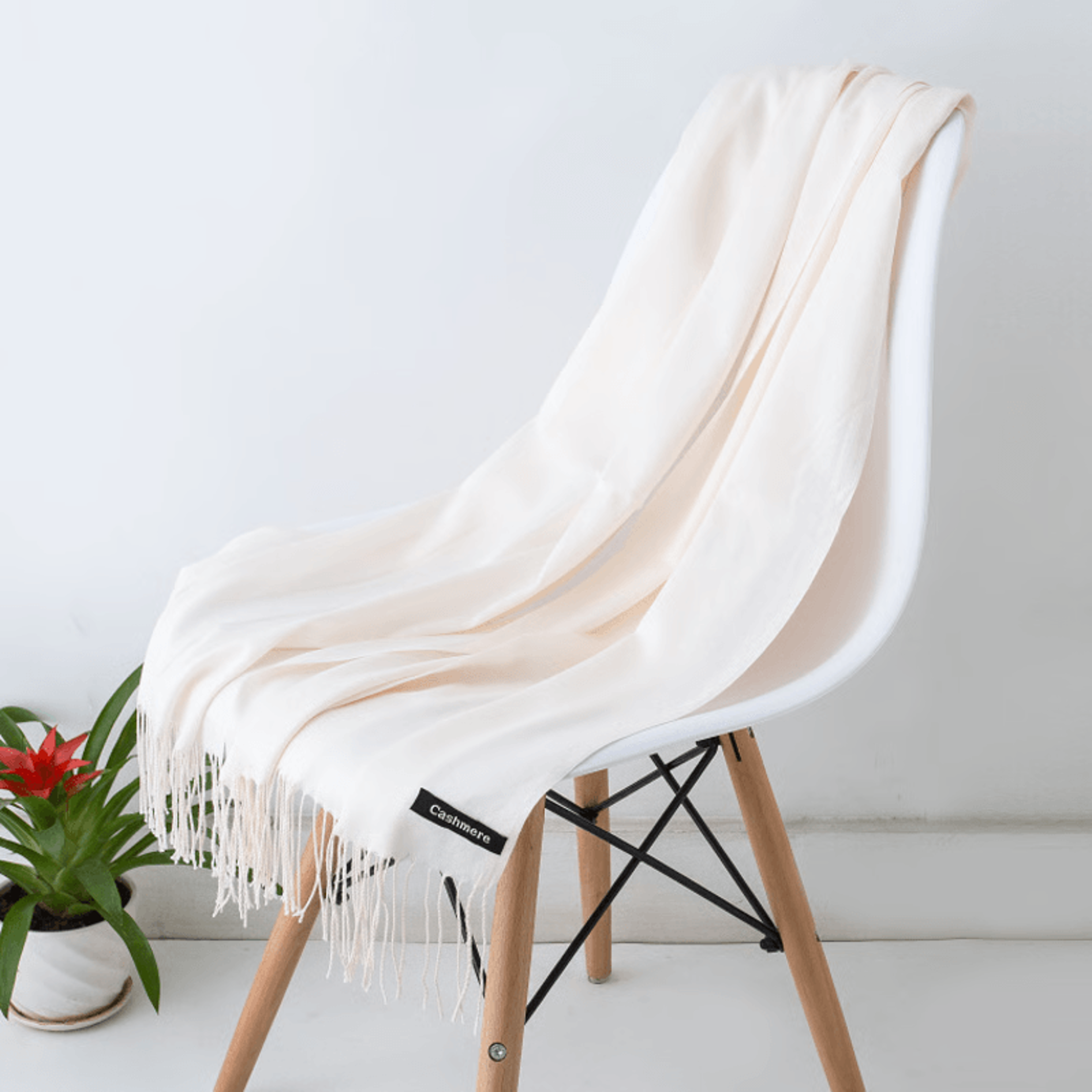 Giftable soft scarf in winter setting