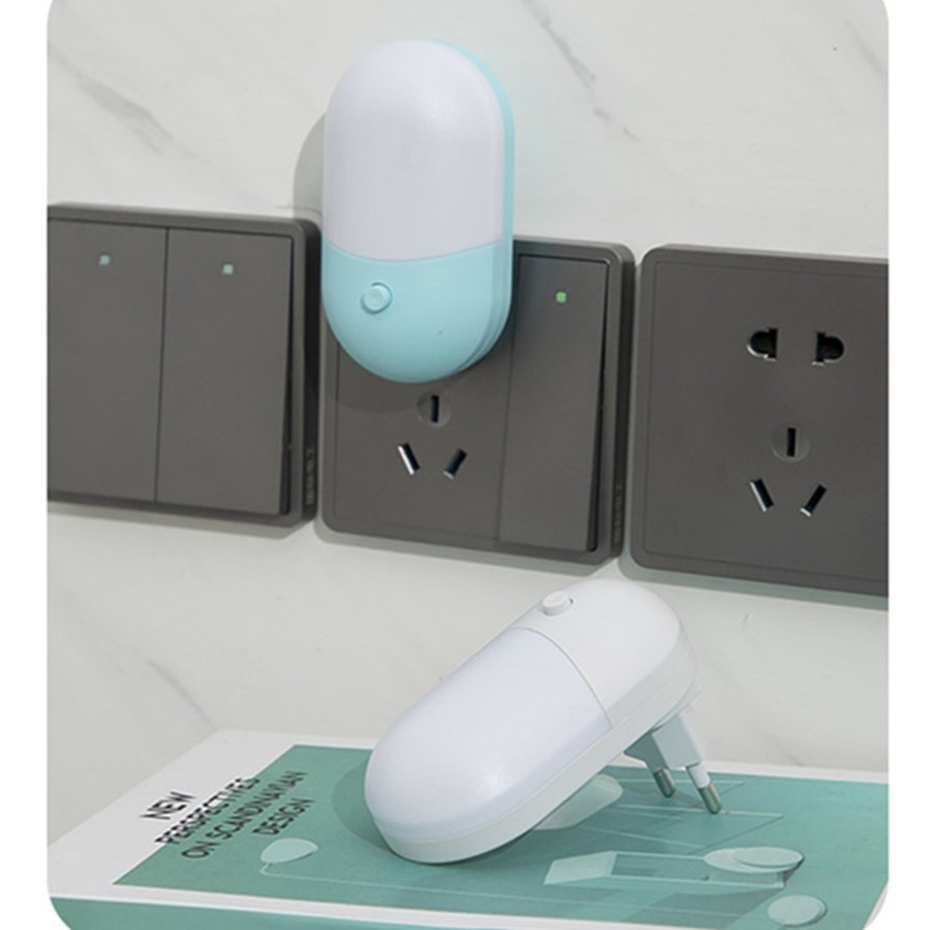 Night Light For Bedroom Cute LED Lamp For Kids Corridor WC Nightlight LED Table Lamp Gift 5