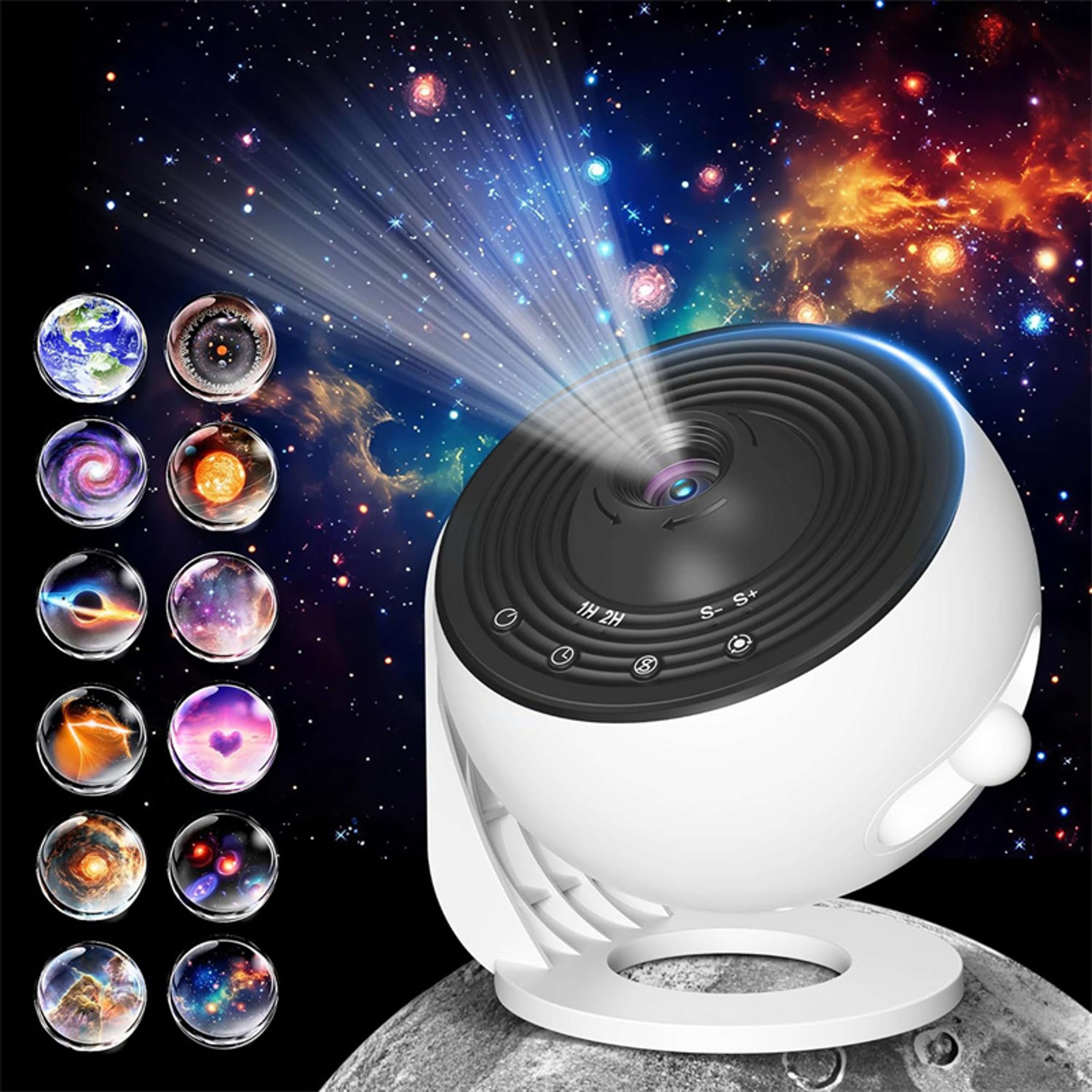 Starry Sky LED Night Light, Galaxy Projector Rotate Planetarium Lamp, Kids Room Decorative Night Lamp Gift – view 1