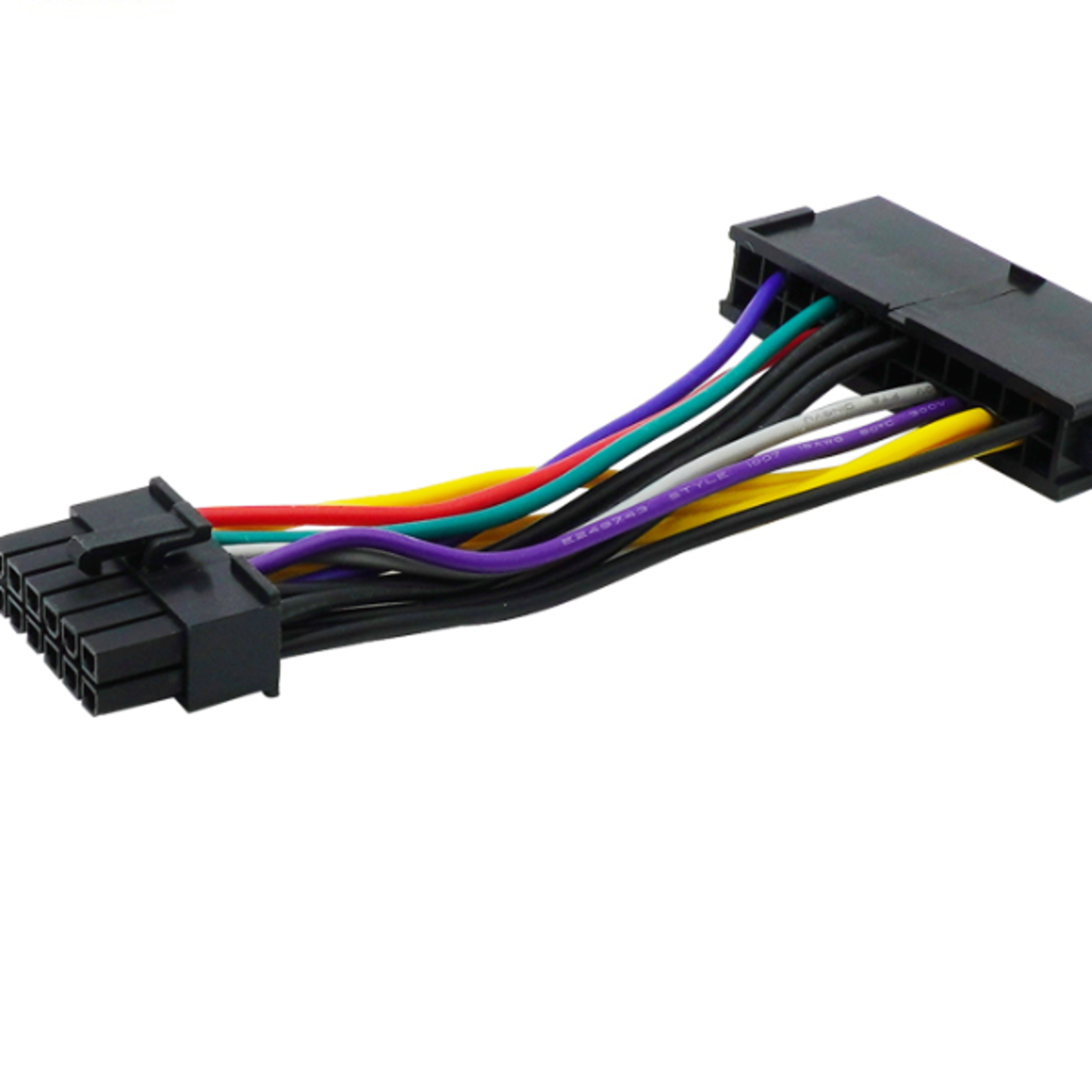 lot 14cm 24Pin To 12Pin Power Cable ATX 24Pin Female To 12Pin Male PSU Converter Adapter For