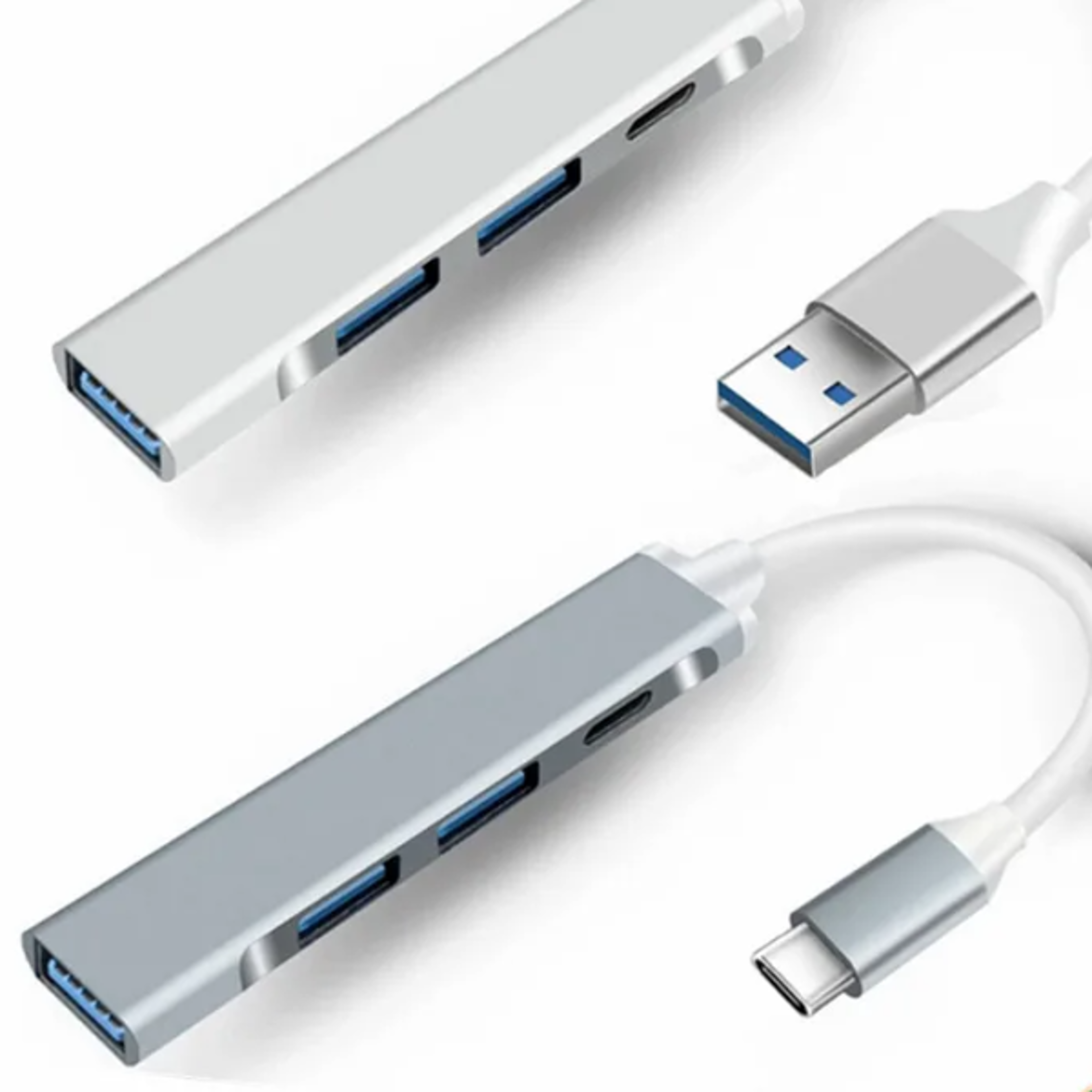 4 in 1 USB 30 HUB High Speed USB30 OTG 4 Port USB C HUB Multi Splitter Adapter for Xiaomi Lenovo M