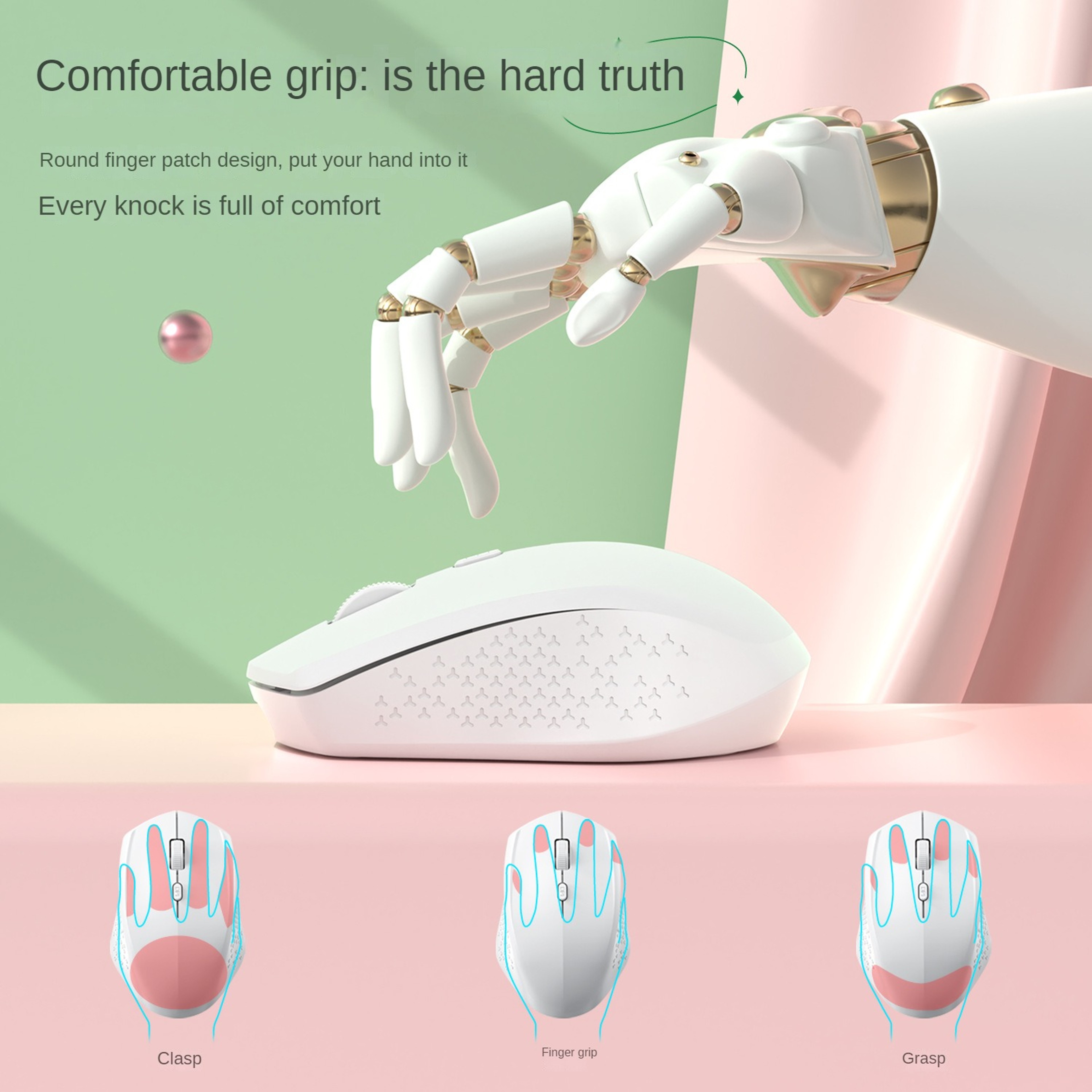Rechargeable USB Mouse For MacBook Laptop Tablet And Computer Accessories 4
