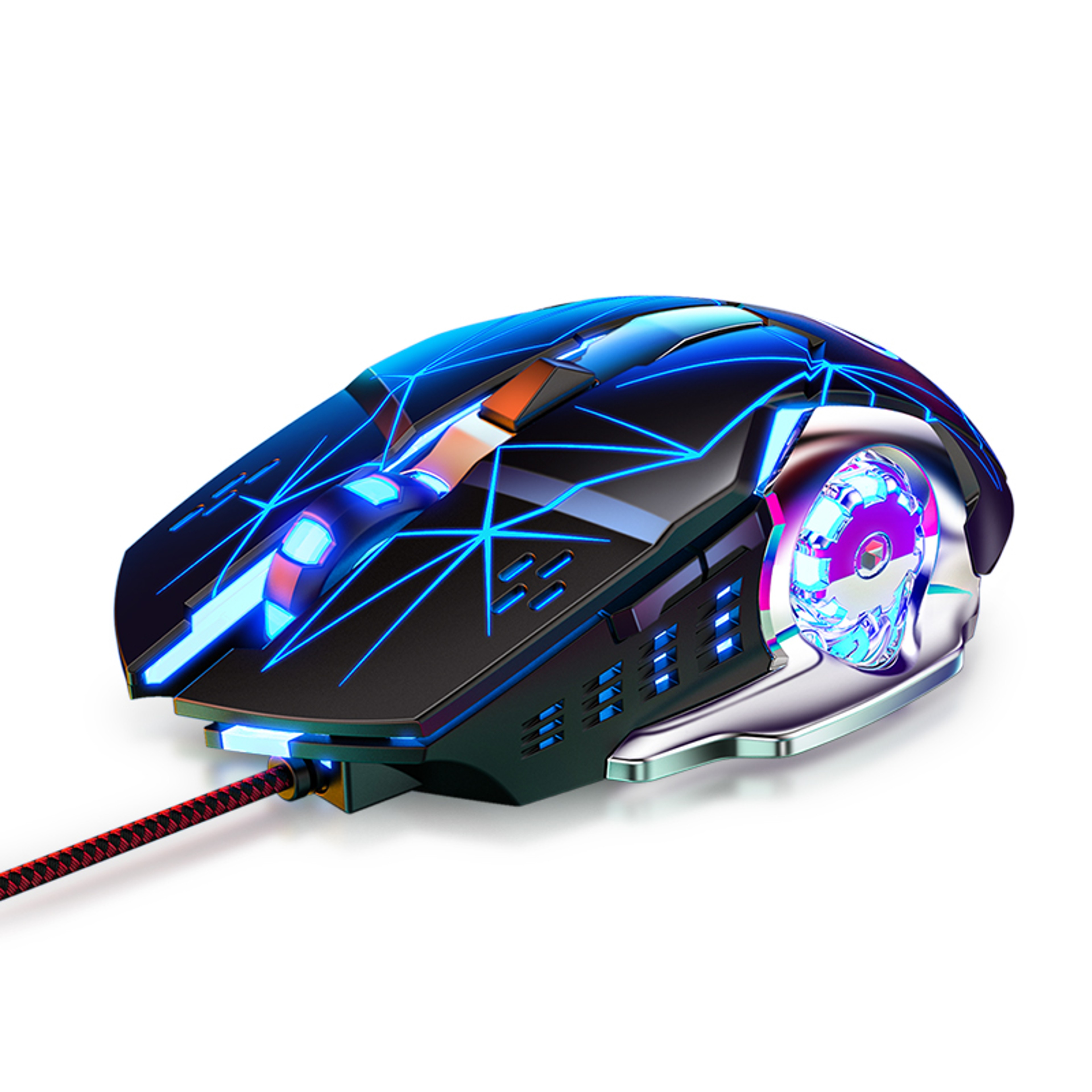 Mute Wired Gaming Mouse With Breathing Light For Desktop And Laptop 4