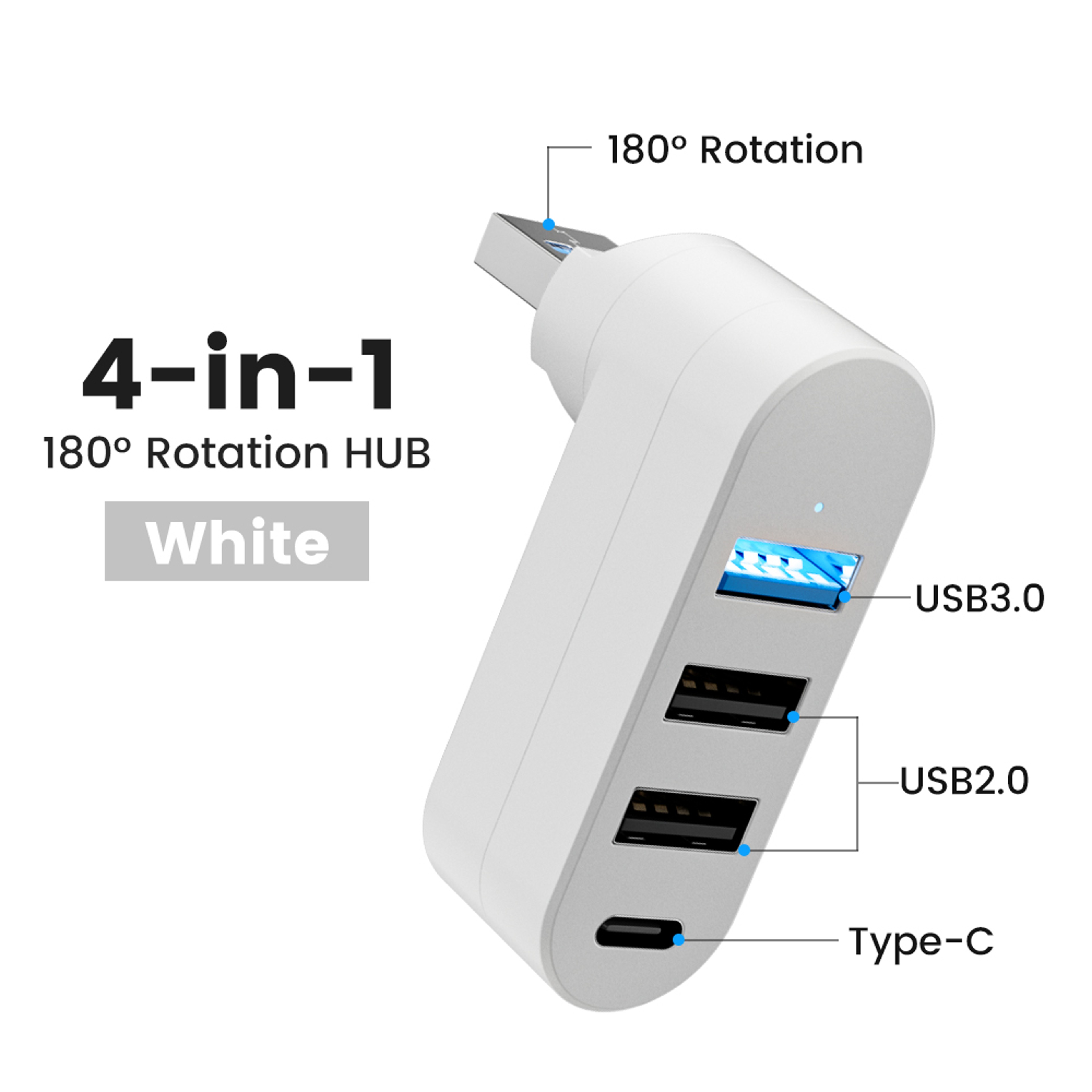 Data Transfer Ports Multiple Expander For Computer Laptop MacBook 8