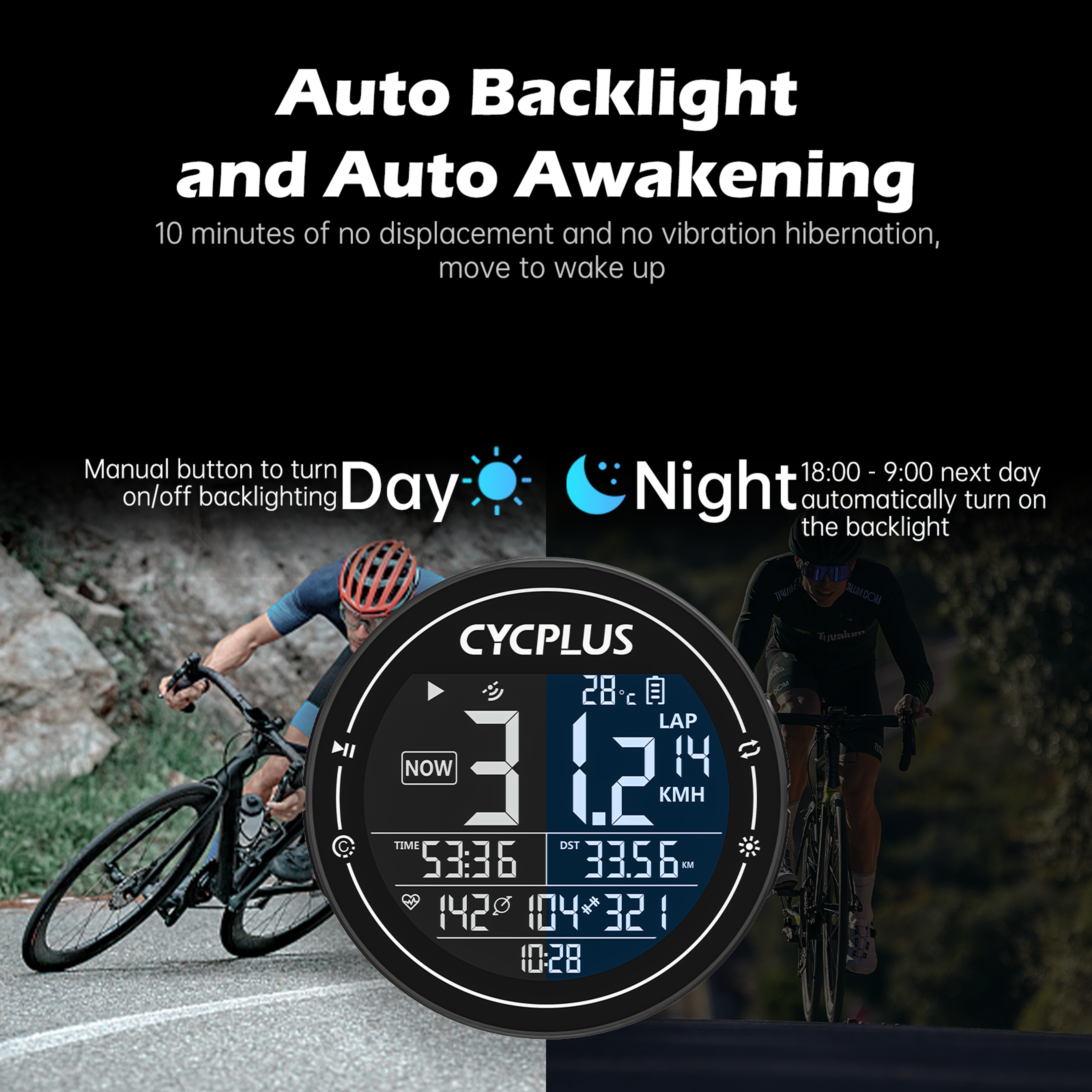 Wireless ANT Bluetooth GPS Bicycle Accessories, Waterproof Speedometer Bike Cyclocomputer – view 6