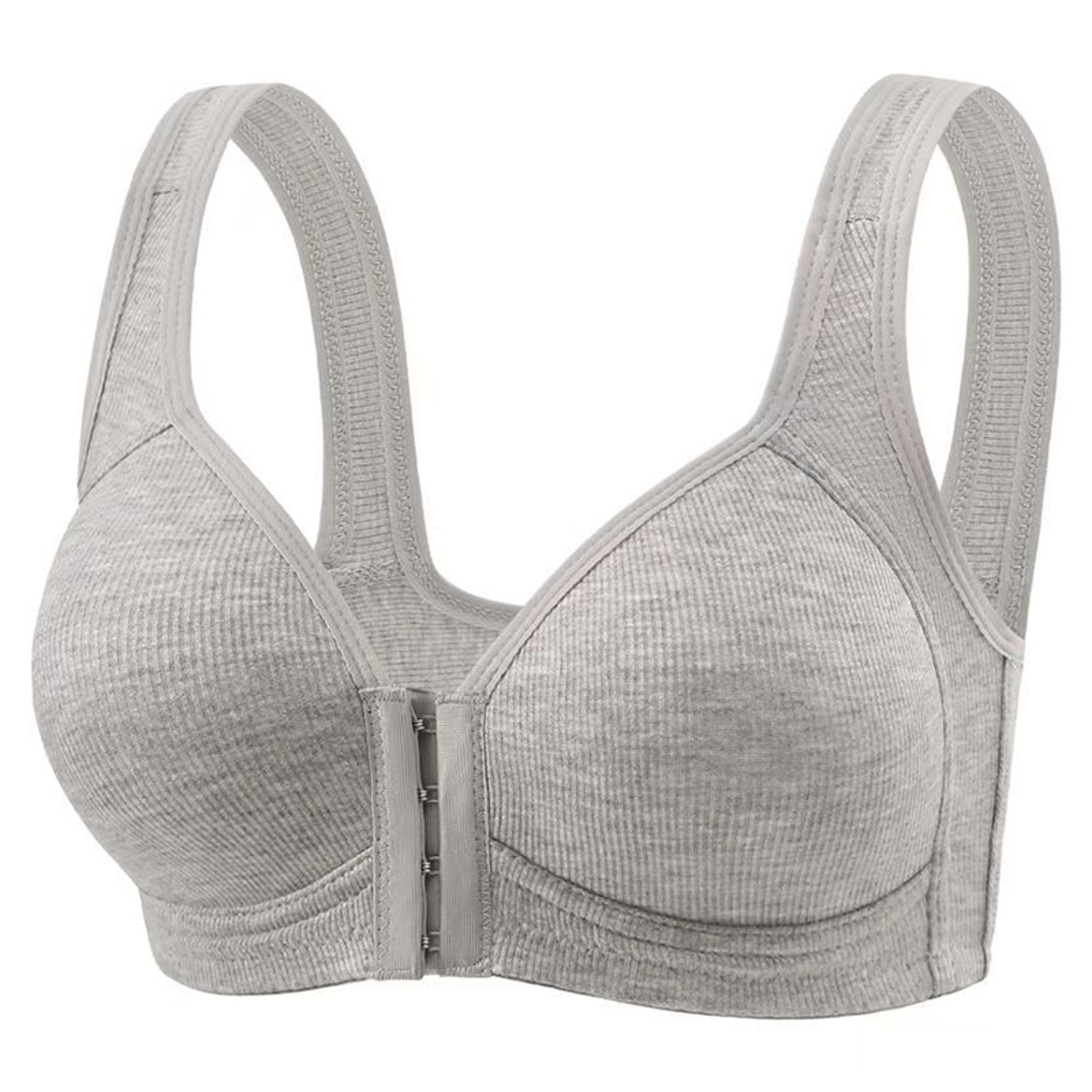 WireFree Push Up Bra For Women Fallsweet Seamless Front Closure Bralette Full Coverage Comfortable  6