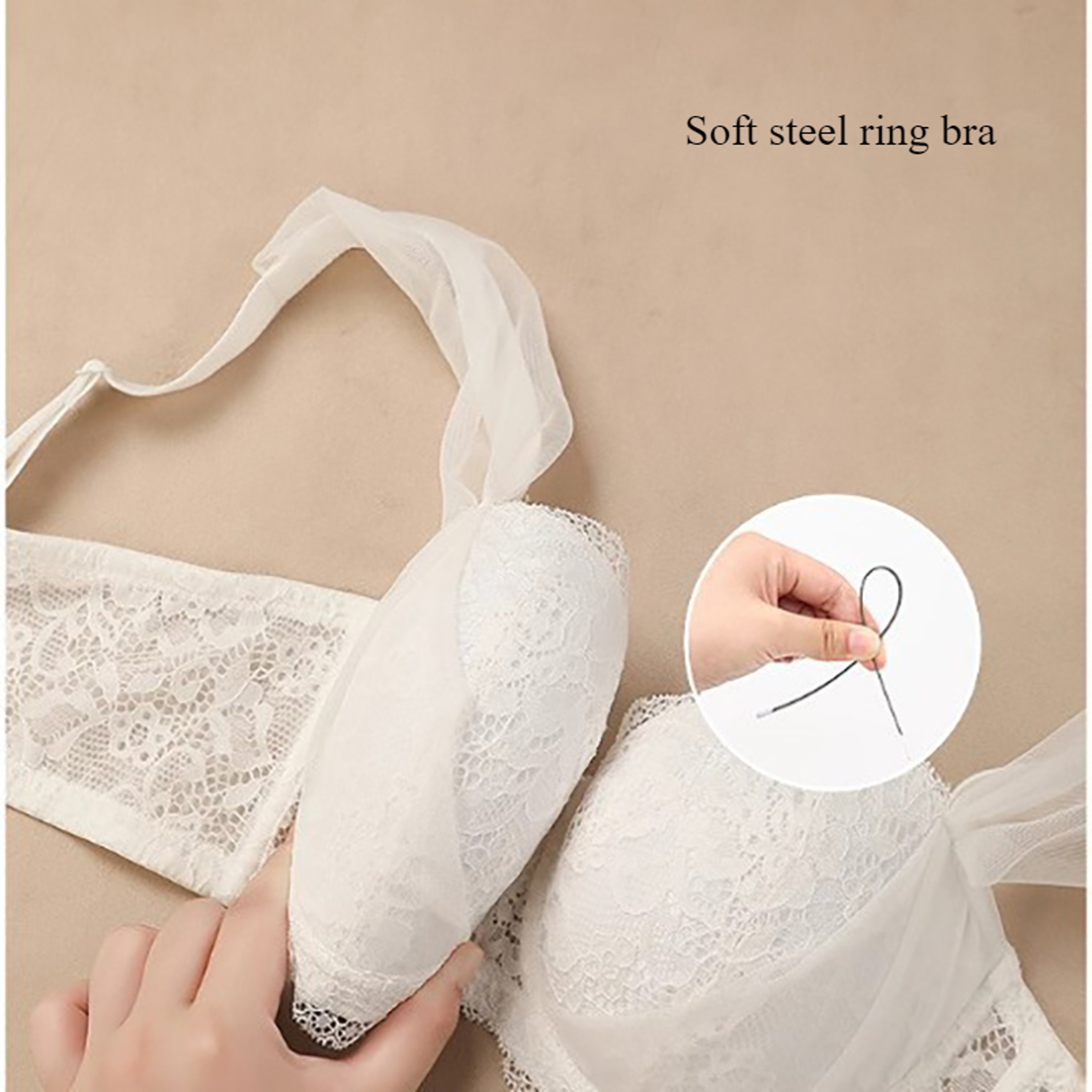 French Lace Pushup Bra Big Chest Support Large Size AntiSagging Lingerie For Women 5